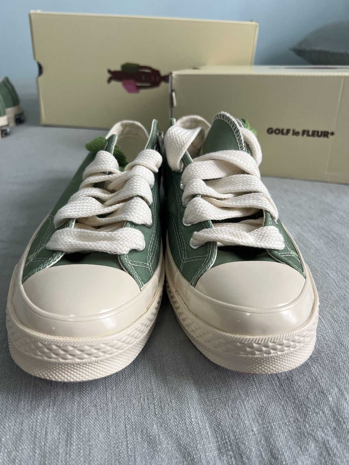 Converse × Golf le Fleur Digi-Camo Green le FLEUR* x Converse Size US 9.5 / EU 42-43 - 9 Thumbnail