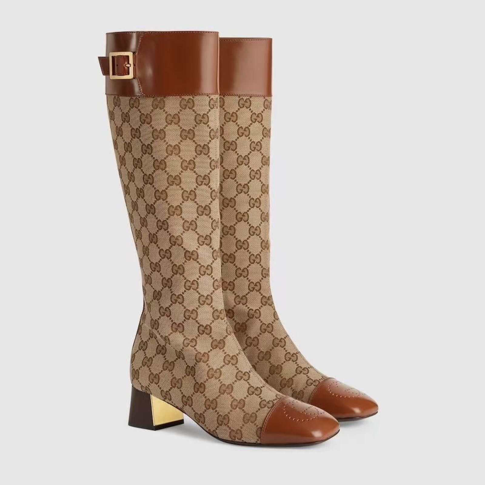 Gucci Gucci GG Knee High Boots Size US 7.5 / IT 37.5 - 1 Thumbnail