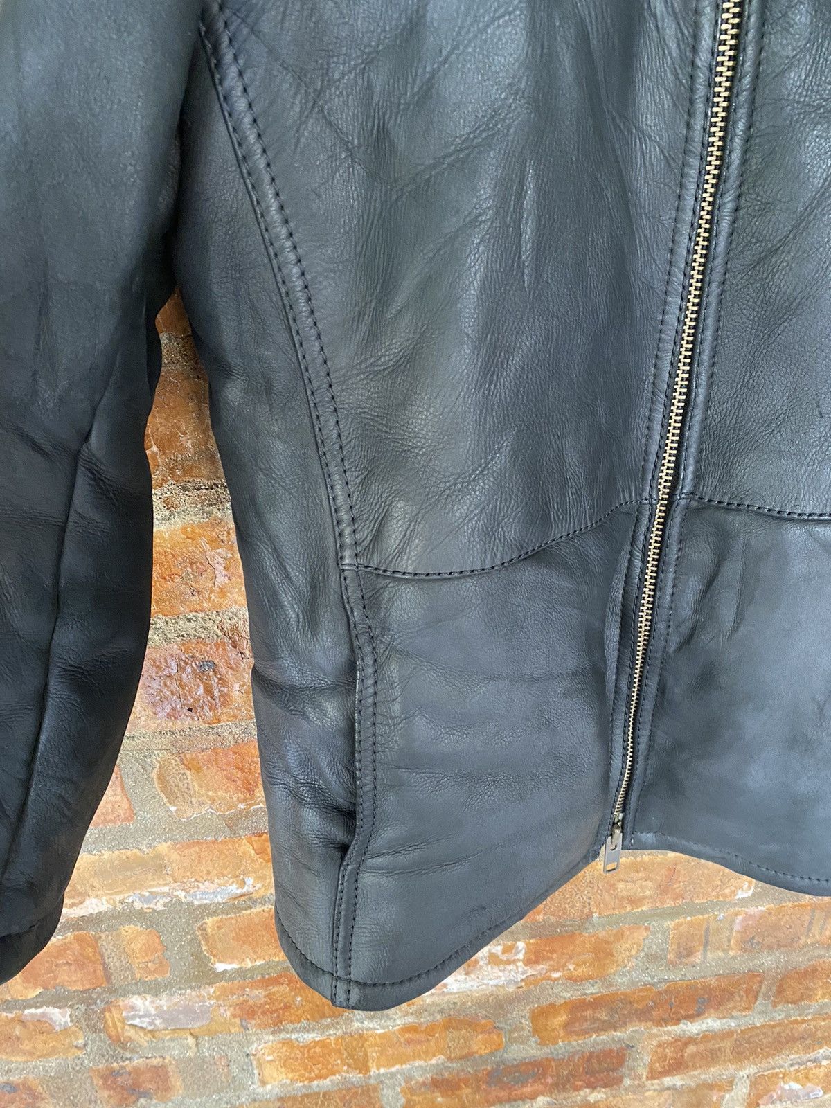 Gucci Vtg Gucci lambskin Shearling leather Jacket Size US M / EU 48-50 / 2 - 7 Thumbnail