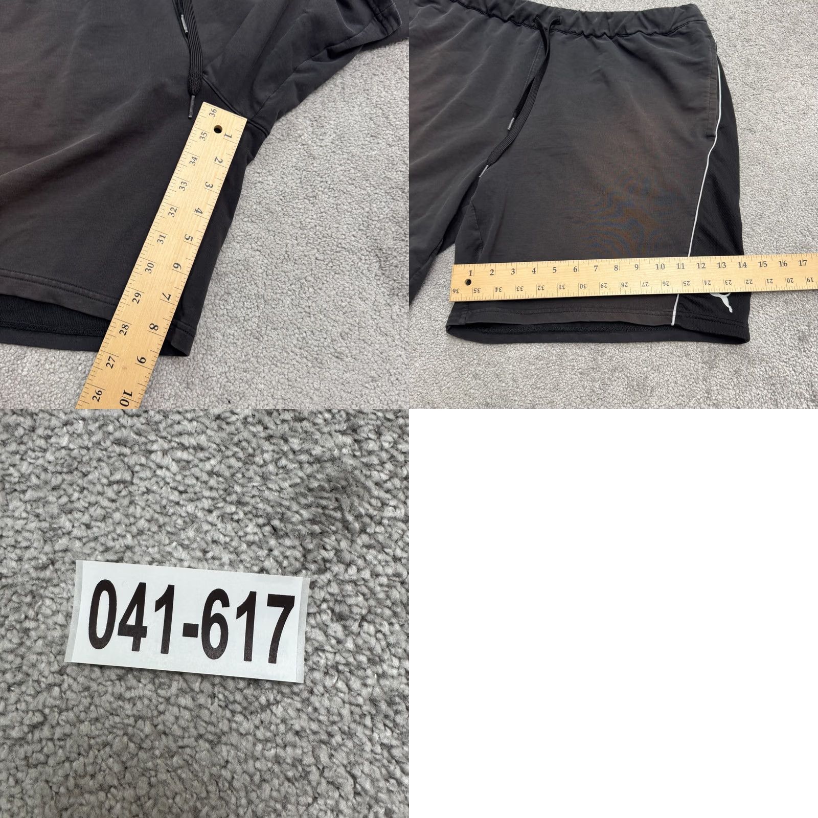 Puma PUMA Way 1 Athletic Shorts Mens 2XL Black Elastic Waist Pocket Activewear Casual Urban Sports Size US 39 - 10 Thumbnail