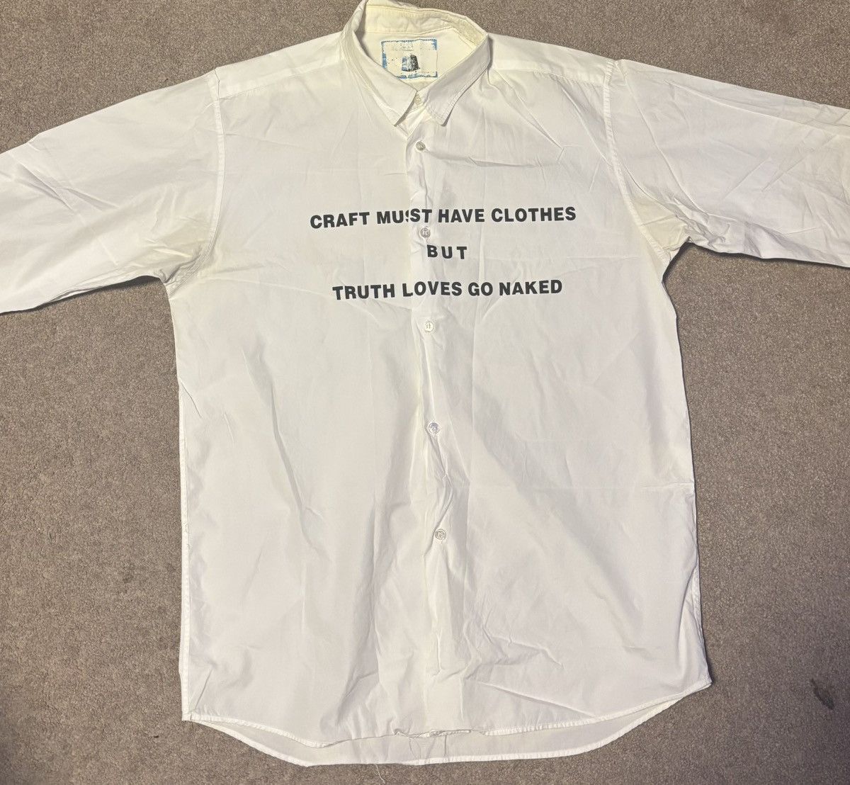 Undercover Blue tag era scab Undercover button up Size US M / EU 48-50 / 2 - 1 Thumbnail