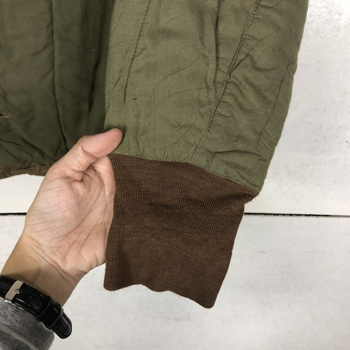 Vintage 📌VINTAGE BIKER JACKET QUILTED MILITARY BUZZ RICKSON Size US M / EU 48-50 / 2 - 16 Thumbnail