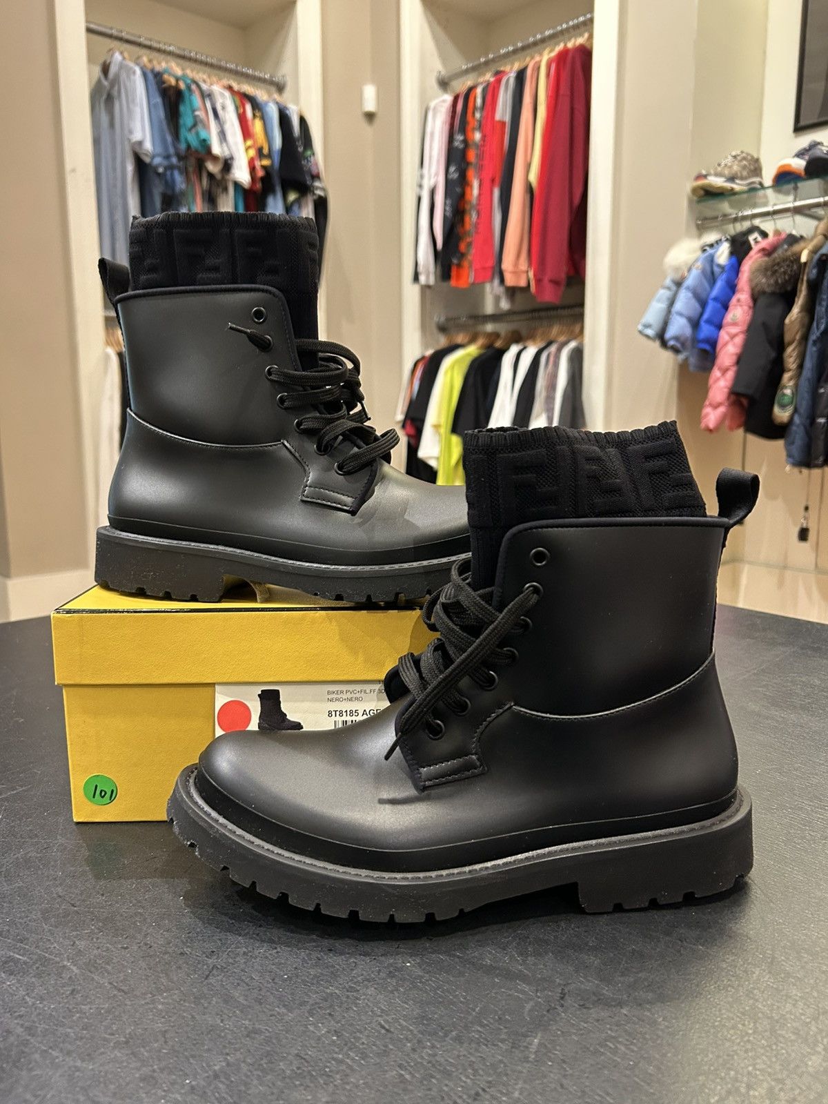 Fendi Fendi Rubber Boots Size US 9 / EU 42 - 1 Thumbnail