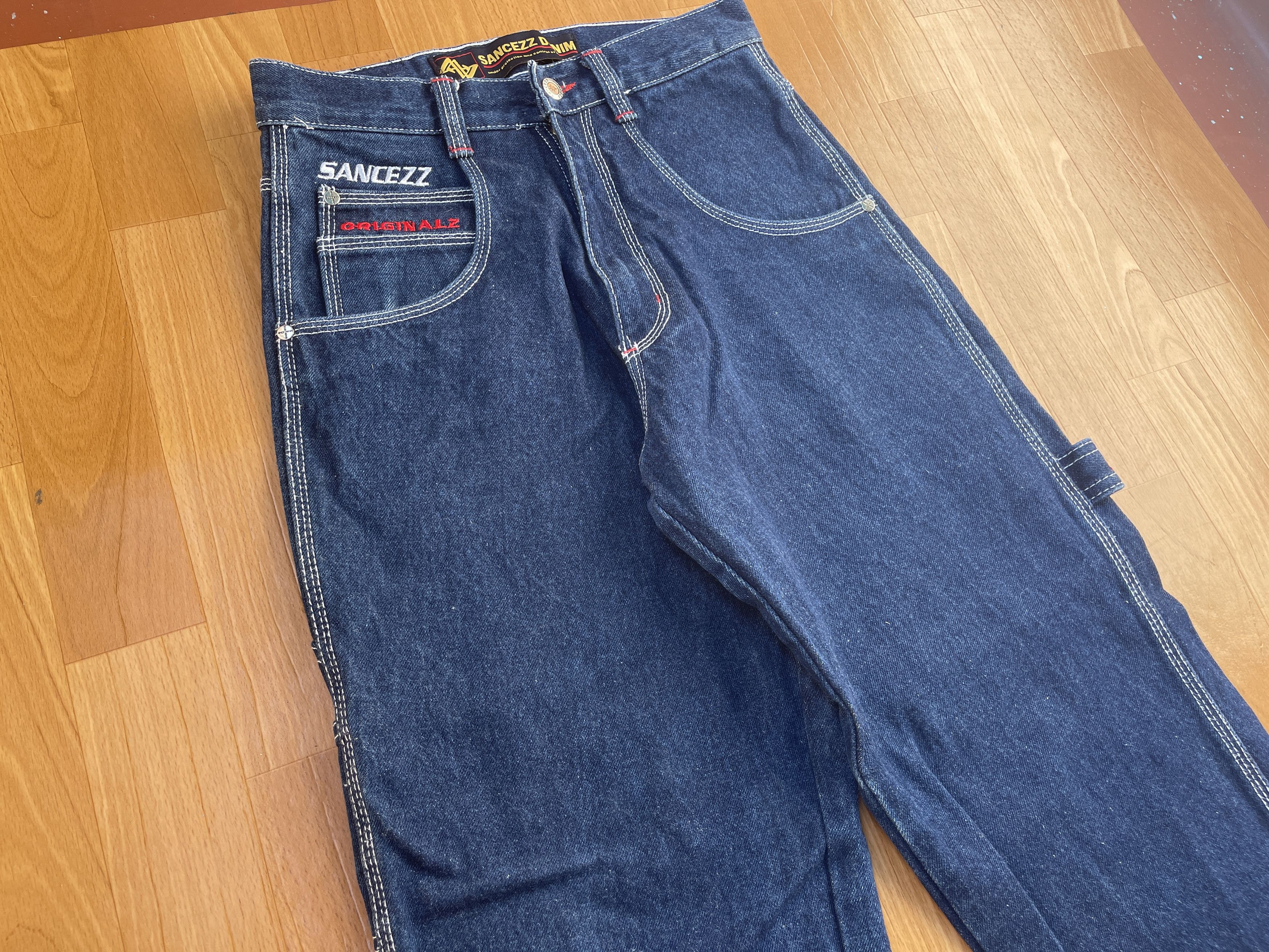 Other Sancezz jeans, vintage baggy jeans 90s hip hop skater Y2K 26 Size US 26 / EU 42 - 8 Thumbnail