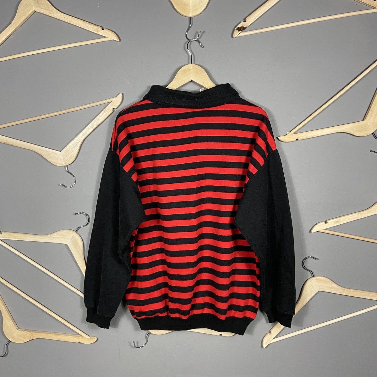 Playboy Vintage Playboy Striped Rugby Polo Size US L / EU 52-54 / 3 - 3 Thumbnail