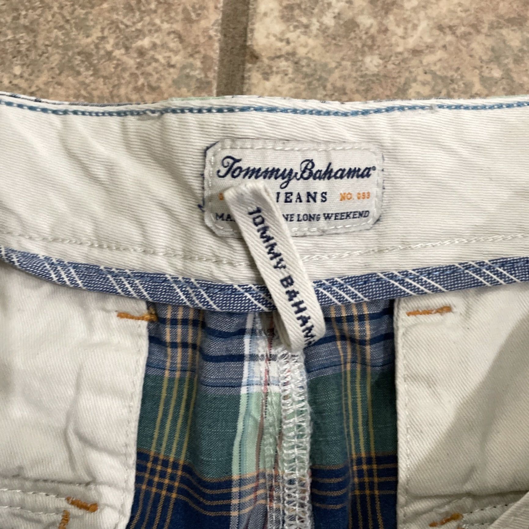 Tommy Hilfiger Tommy Bahama plaid chino shorts Mens Size 35 Multicolor Size US 35 - 4 Thumbnail