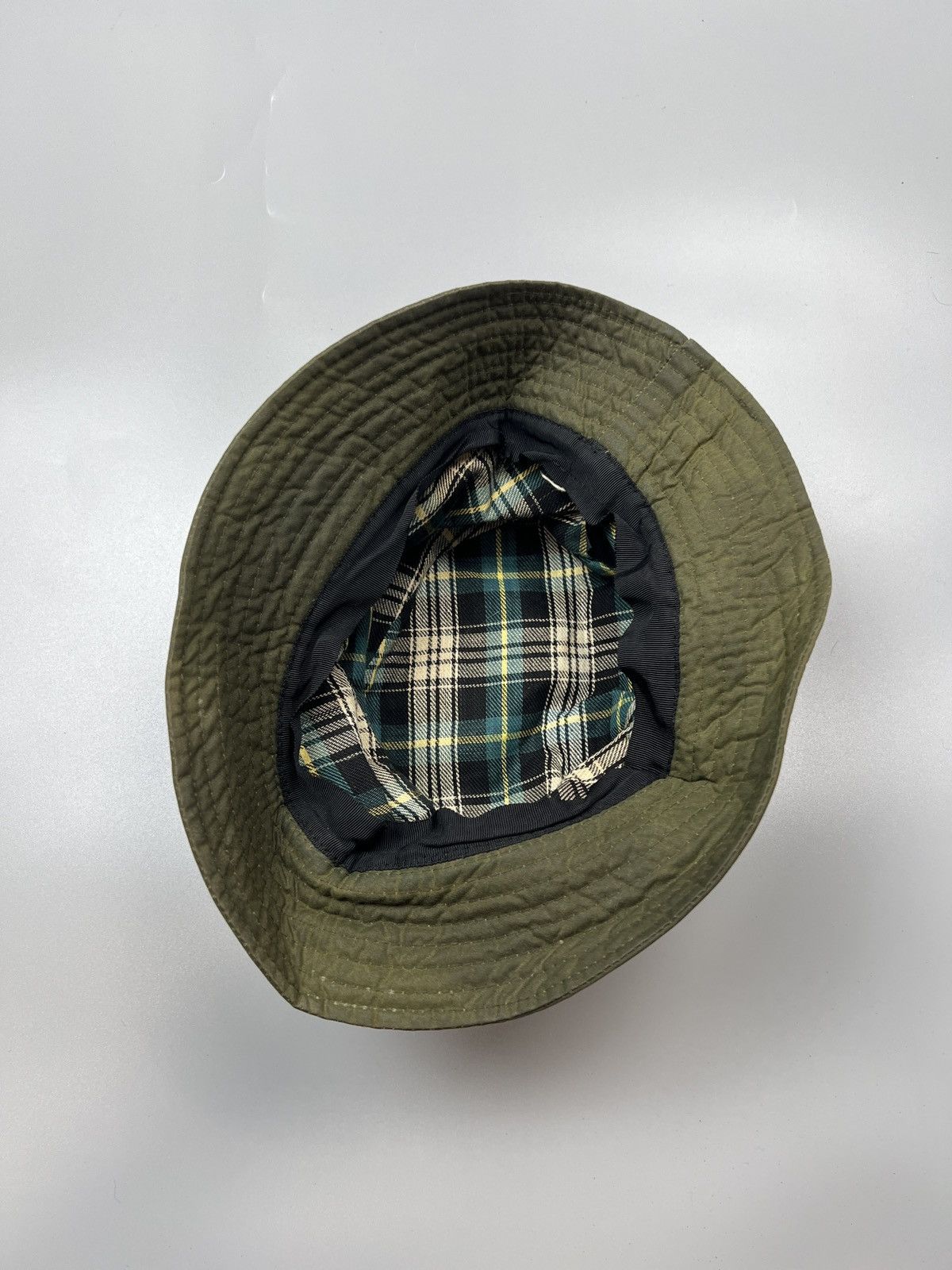 Barbour × Vintage Vintage Barbour Waxed Bucket Hat (Y0481) Size ONE SIZE - 5 Thumbnail
