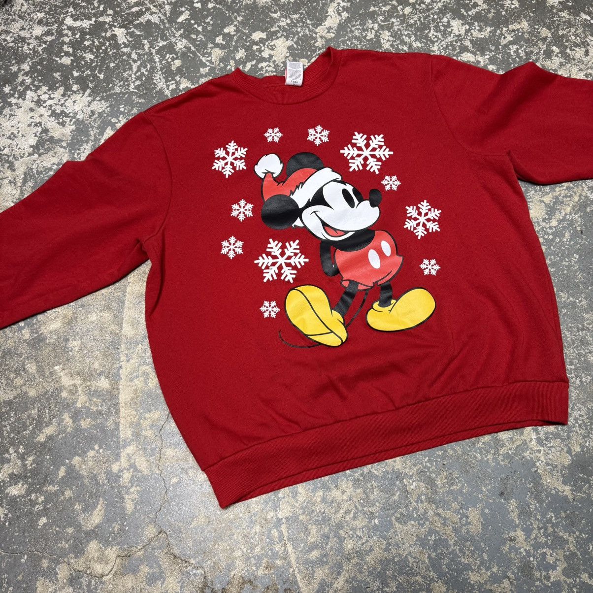 Other Y2K Disney Mickey Mouse Christmas Crewneck Sweatshirt Size US XL / EU 56 / 4 - 3 Thumbnail