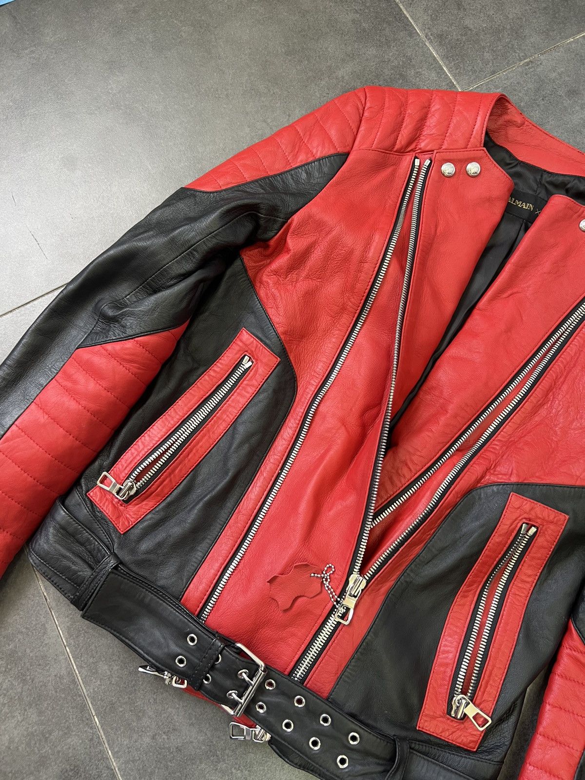 Balmain AW15 Balmain x h&m runaway biker jacket Size US S / EU 44-46 / 1 - 3 Thumbnail