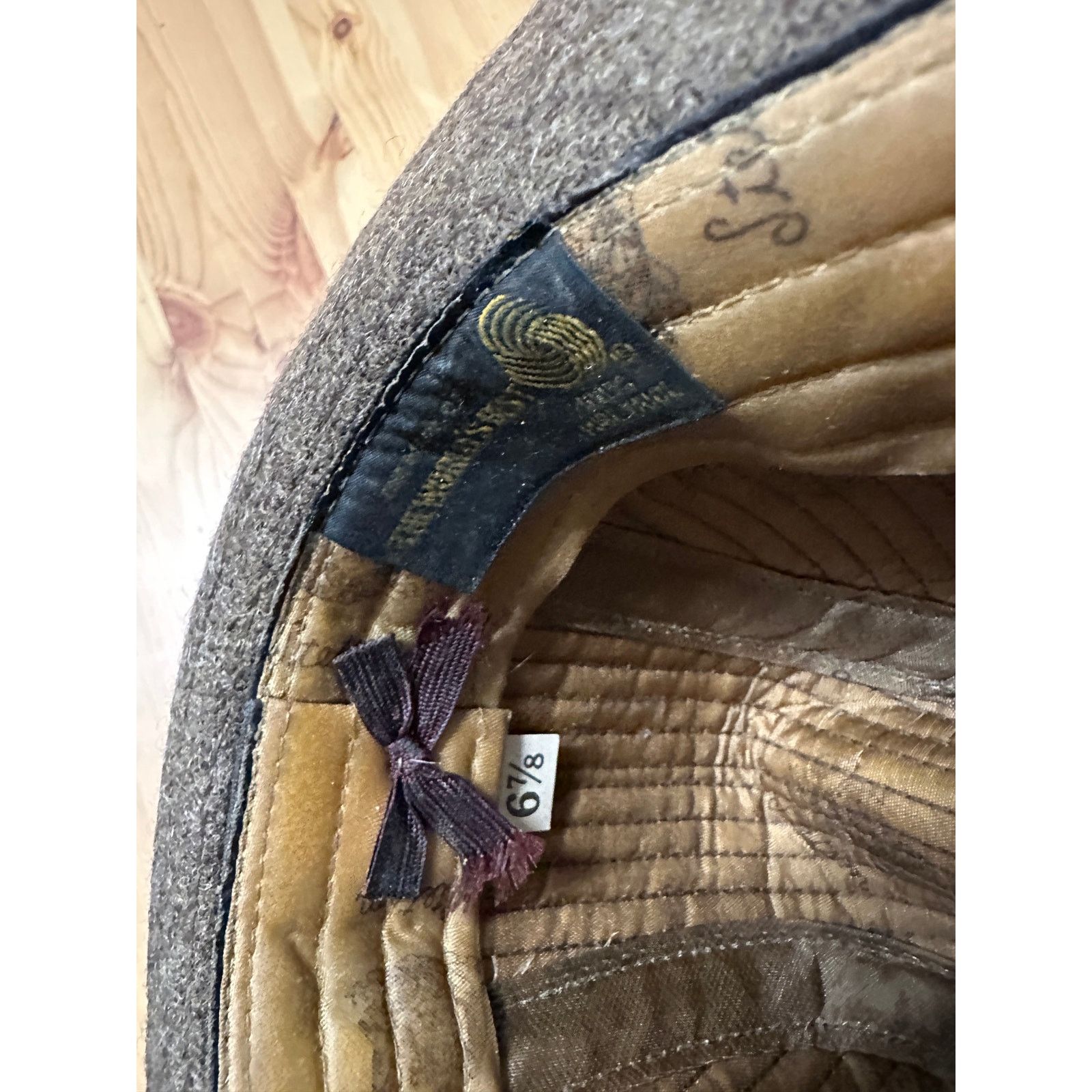 Stetson Vintage Stetson Wool Fedora Hat Size 6 7/8 Size ONE SIZE - 7 Thumbnail