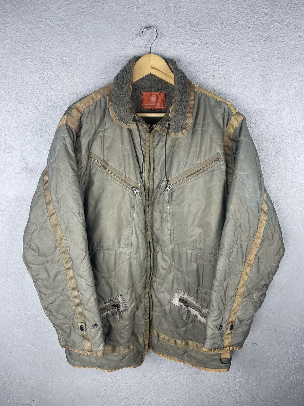 Avirex 🔥STEALS AVIREX Military Style Quilted Jacket Size US L / EU 52-54 / 3 - 1 Thumbnail