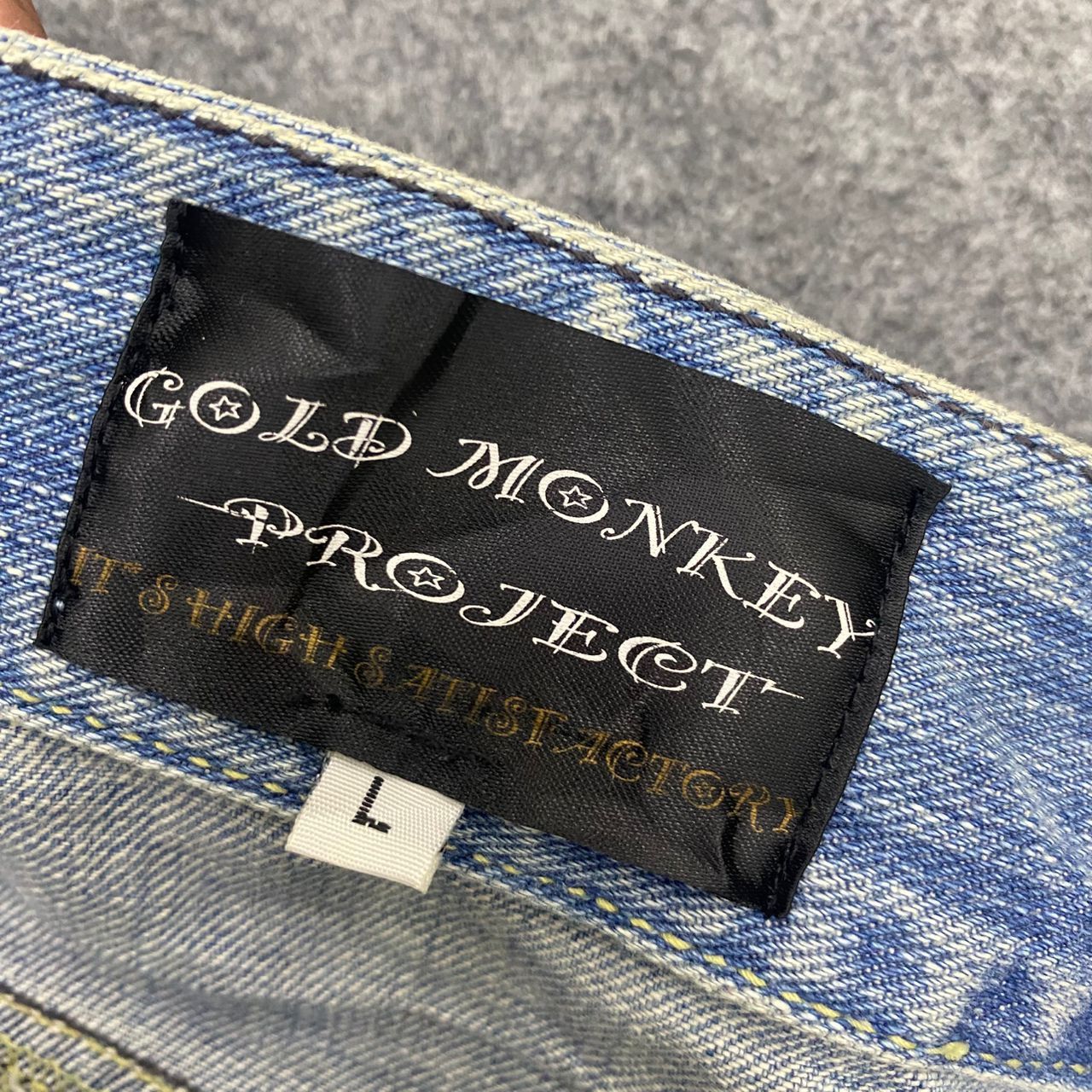 Japanese Brand 💥Best Offer💥Vintage Gold Monkey Project Distressed Denim Size US 34 / EU 50 - 15 Thumbnail