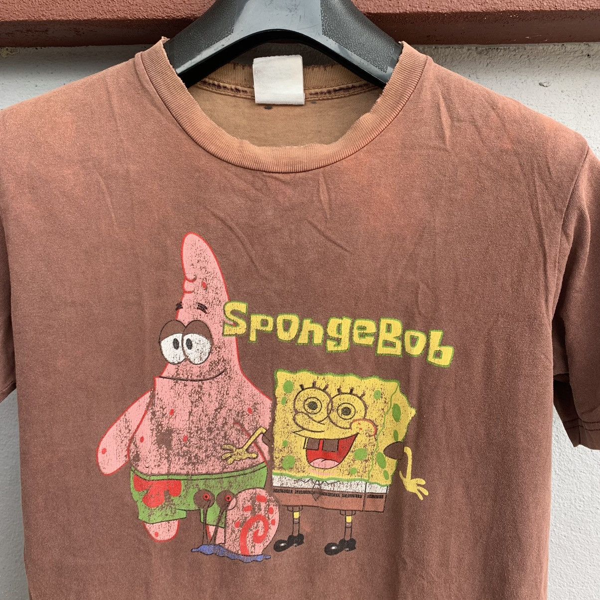 Nickelodeon Y2K Thrashed Faded Spongebob Tee Size US S / EU 44-46 / 1 - 1 Thumbnail