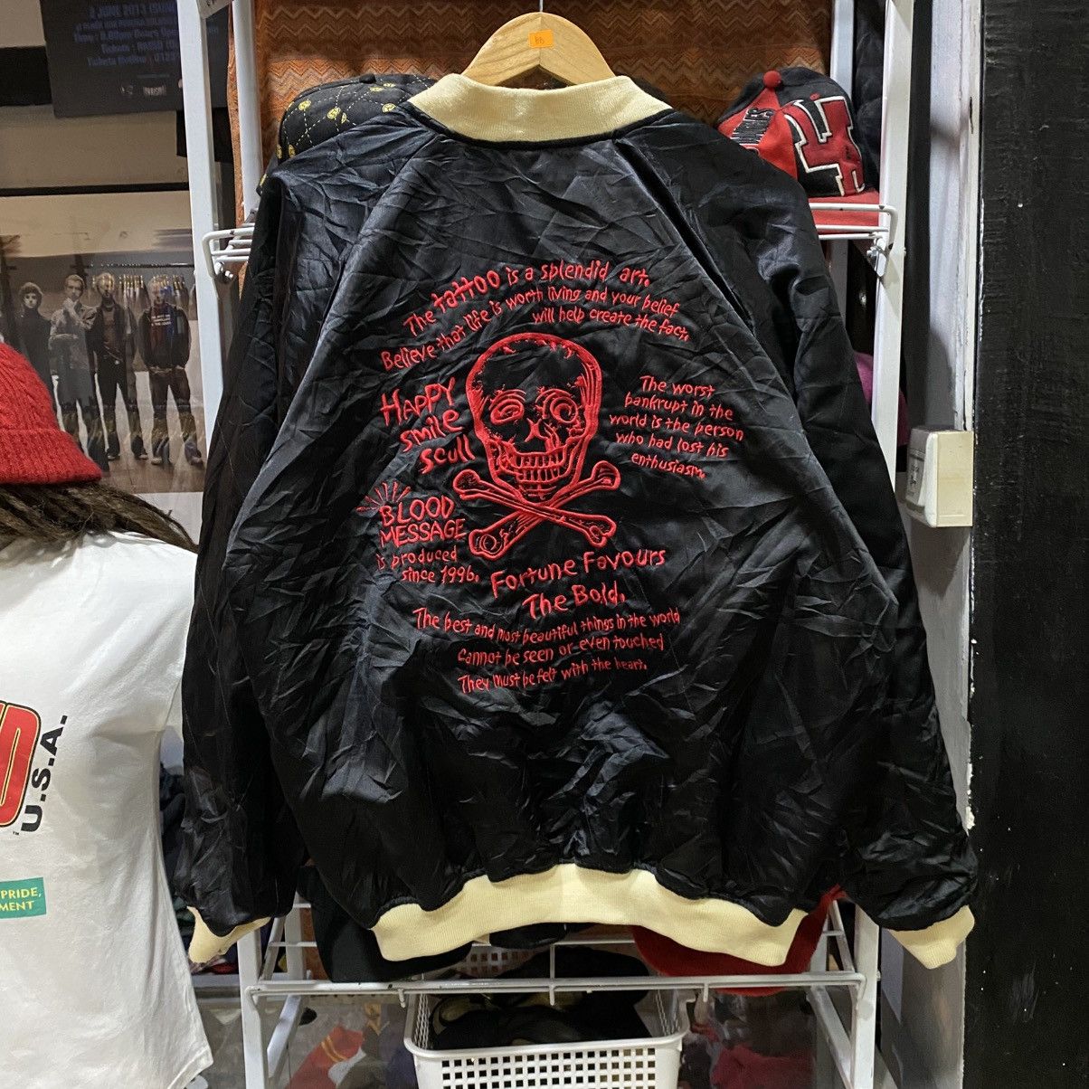 Tedman ARCHIVE Vintage Y2K Tedman Blood Message Reversible Jackets Size US L / EU 52-54 / 3 - 3 Thumbnail