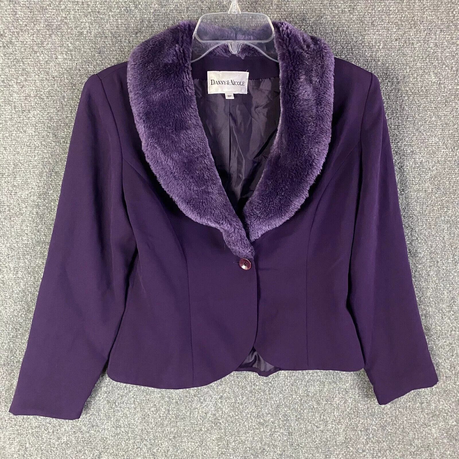 Other Danny & Nicole Blazer Women's 8P Jacket 100% Polyester Size M / US 6-8 / IT 42-44 - 1 Thumbnail