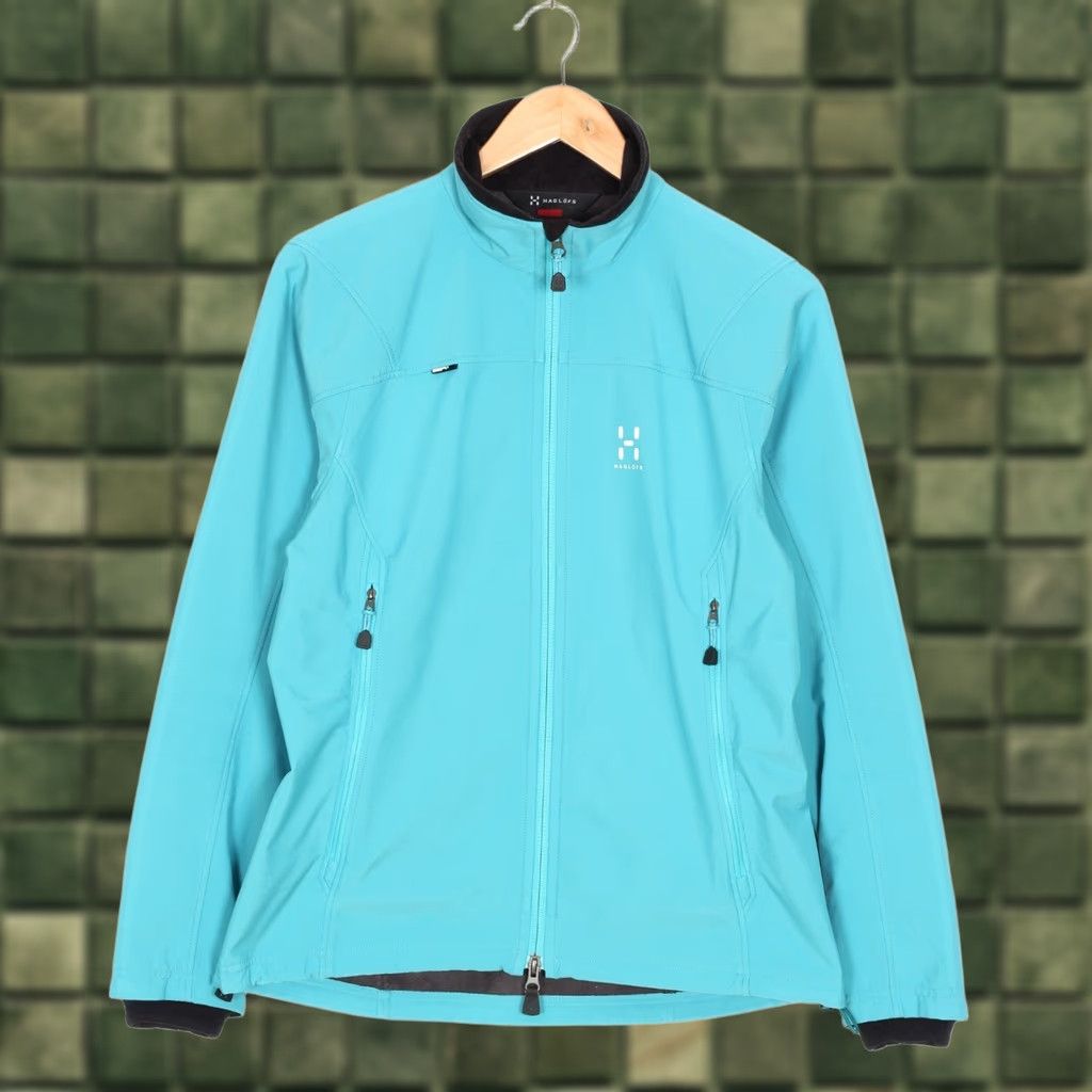 Vintage HAGLOFS Windstopper Soft Shell Jacket Women Size L MJ4956 Size L / US 10 / IT 46 - 1 Thumbnail