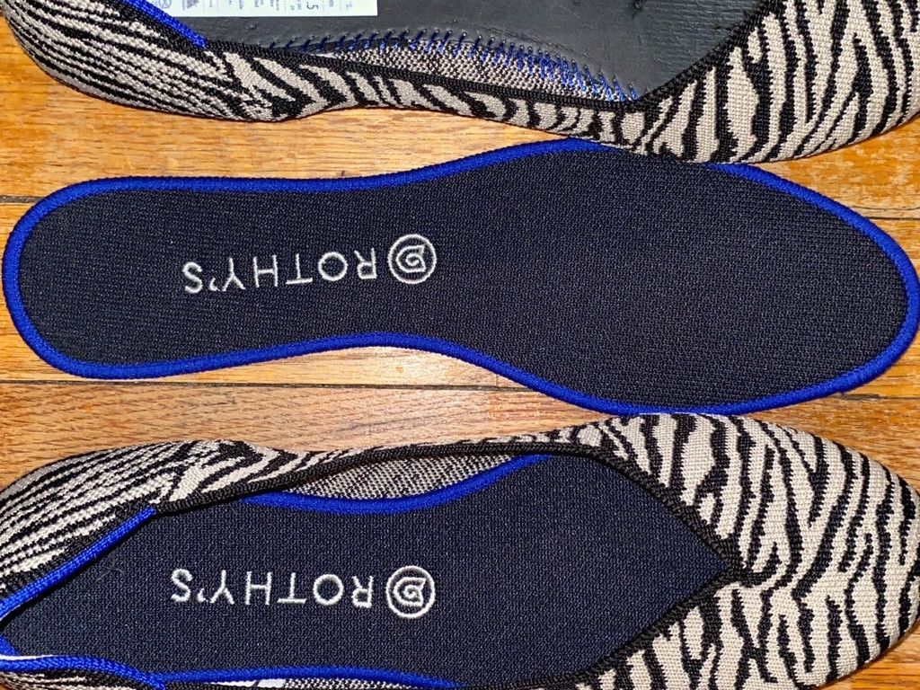 Rothy's Rothy's The Flat, Retired Zebra Print, Ballet, Size 11.5 Size US 11.5 / IT 41.5 - 1 Thumbnail