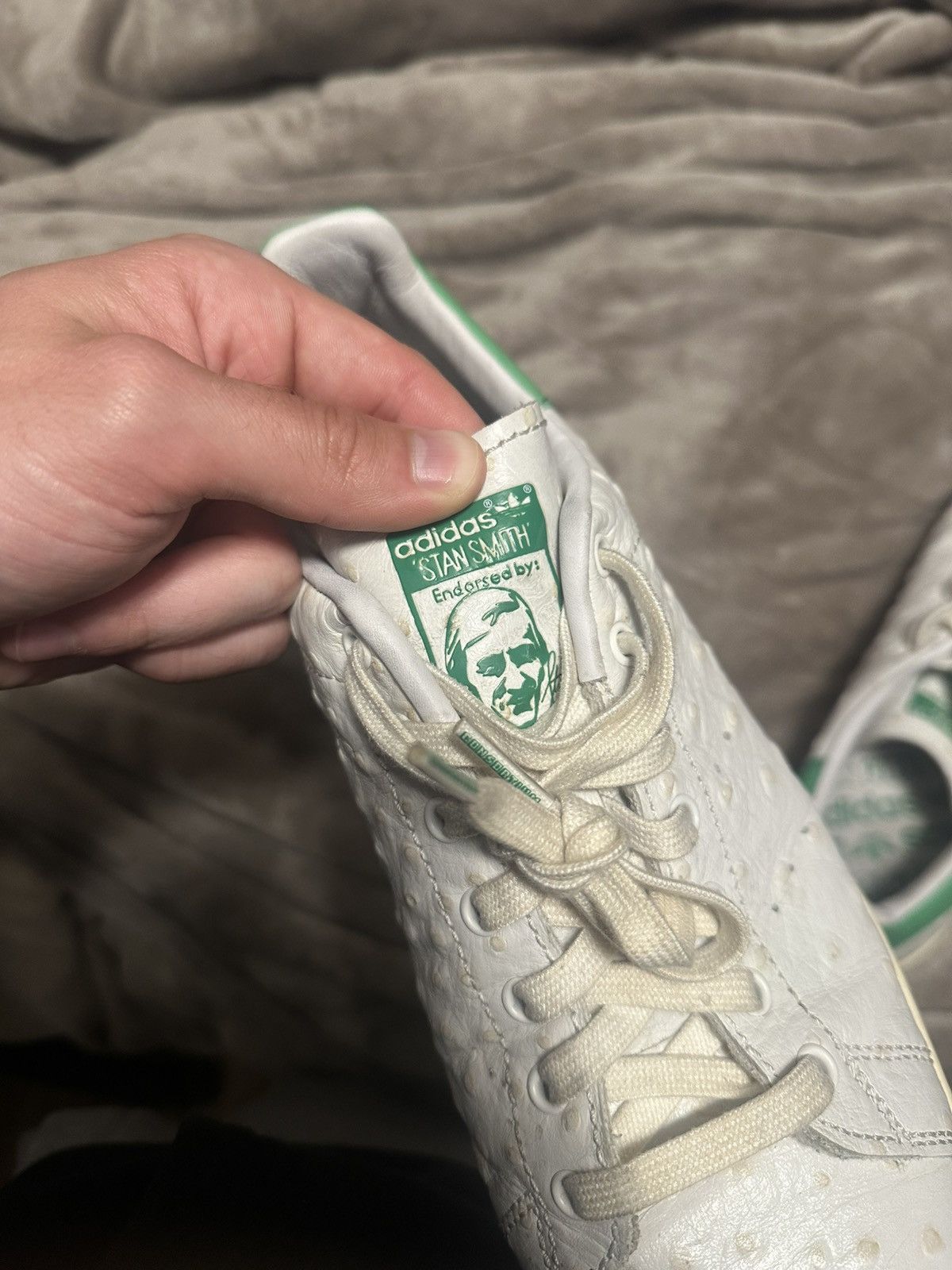 Adidas Size 8.5 - adidas Stan Smith Ostrich Sneakers Size US 8.5 / EU 41-42 - 5 Thumbnail