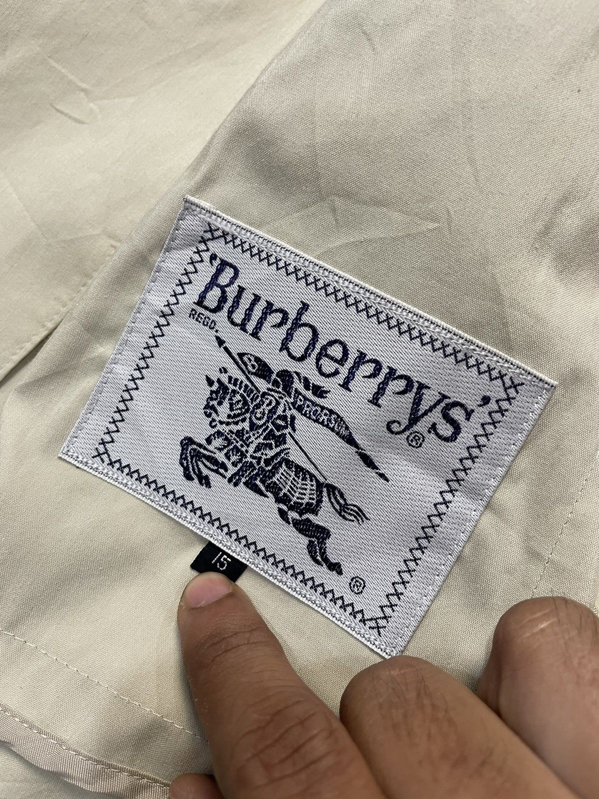 Burberry Rare Vintage Burberrys Sport Big Logo Jacket Size US L / EU 52-54 / 3 - 6 Thumbnail