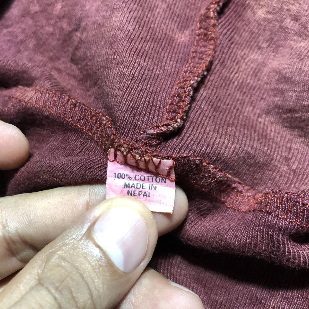 Japanese Brand × Vintage Vintage Hippie Patchwork Zipper Sweater Hoodie Size S / US 4 / IT 40 - 9 Thumbnail