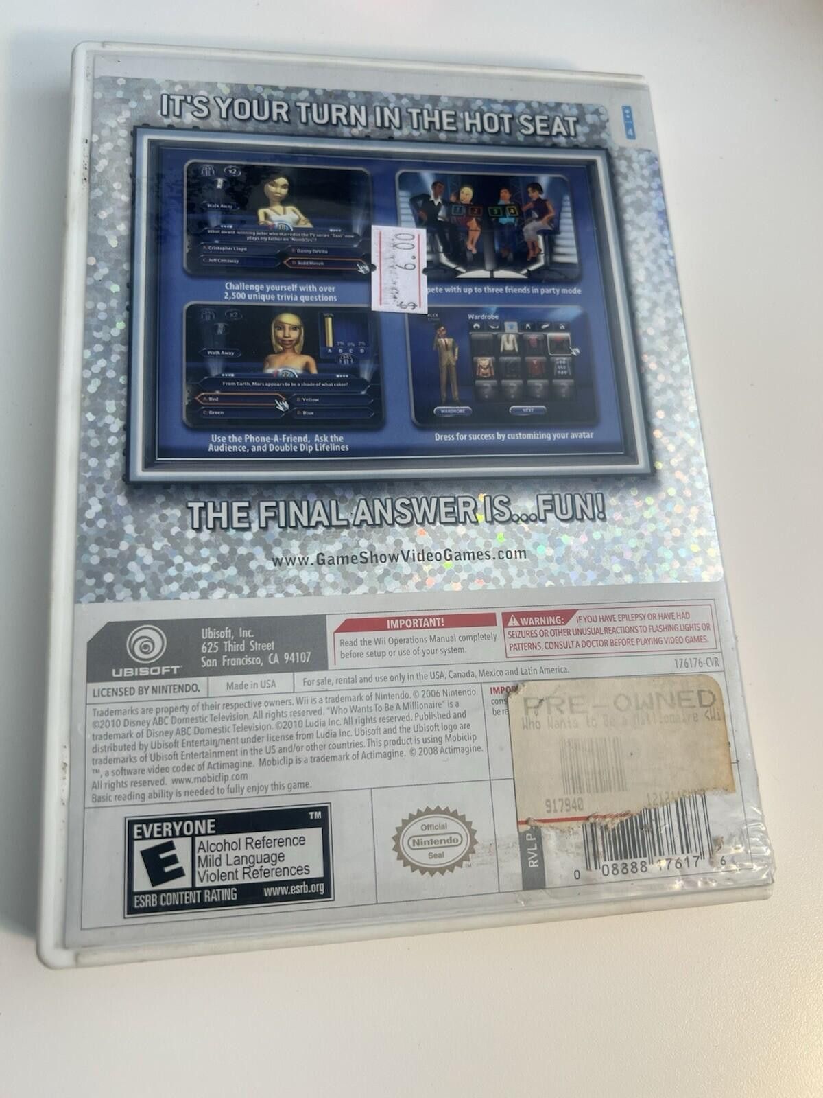 Other Who Wants to Be a Millionaire (Nintendo Wii, 2010) Size ONE SIZE - 9 Thumbnail