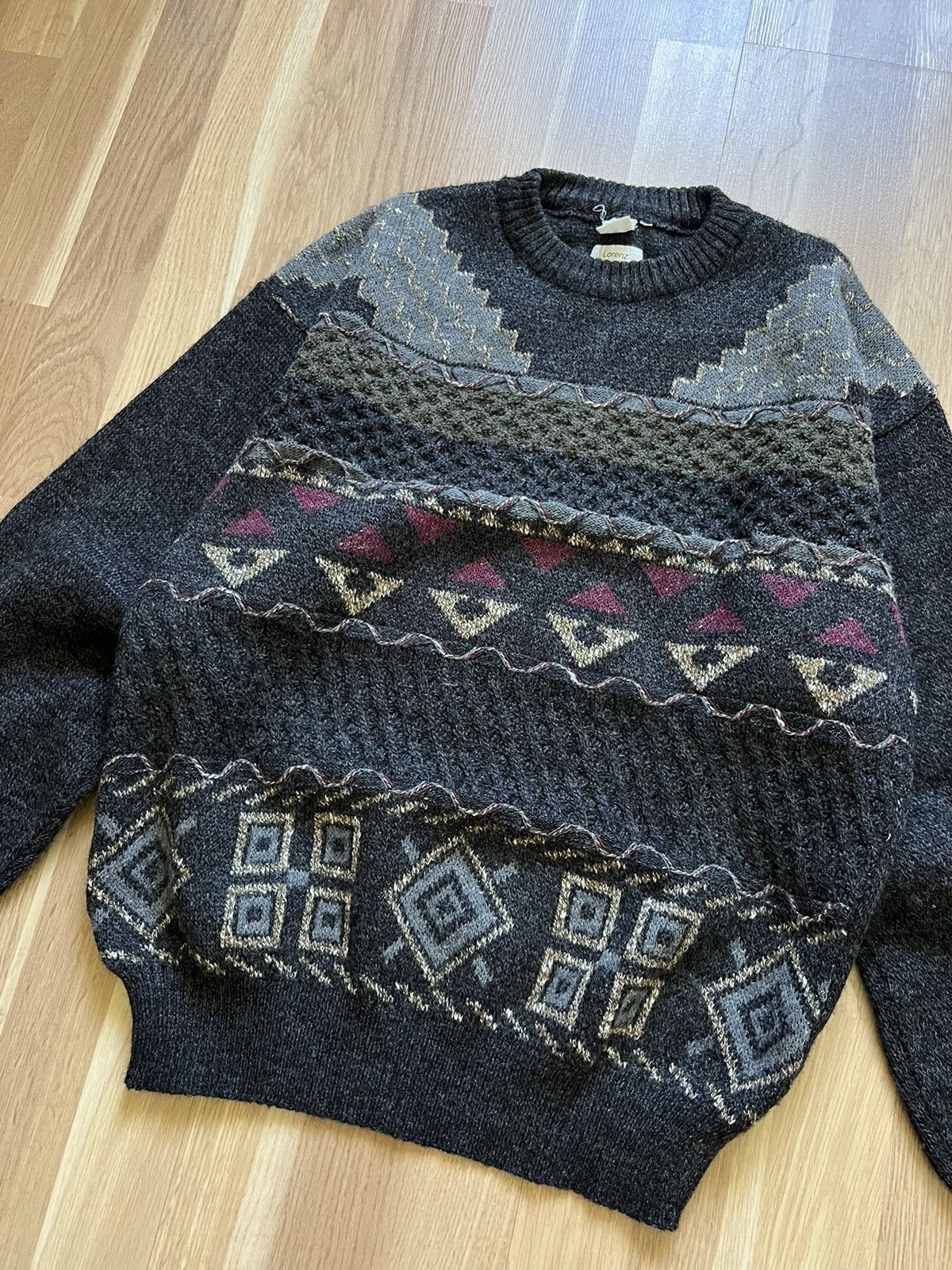 Aztech Mountain × Vintage Vintage wool Aztec mountain sweater coogi style 90s Size US M / EU 48-50 / 2 - 4 Thumbnail