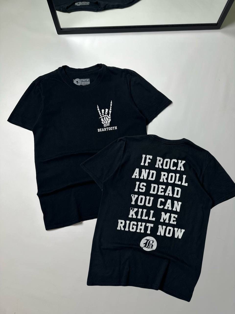 Band Tees × Red Bull × Vintage 90‘s Vintage Red Bull Rock n Roll Beatooth Tee Size US S / EU 44-46 / 1 - 1 Thumbnail