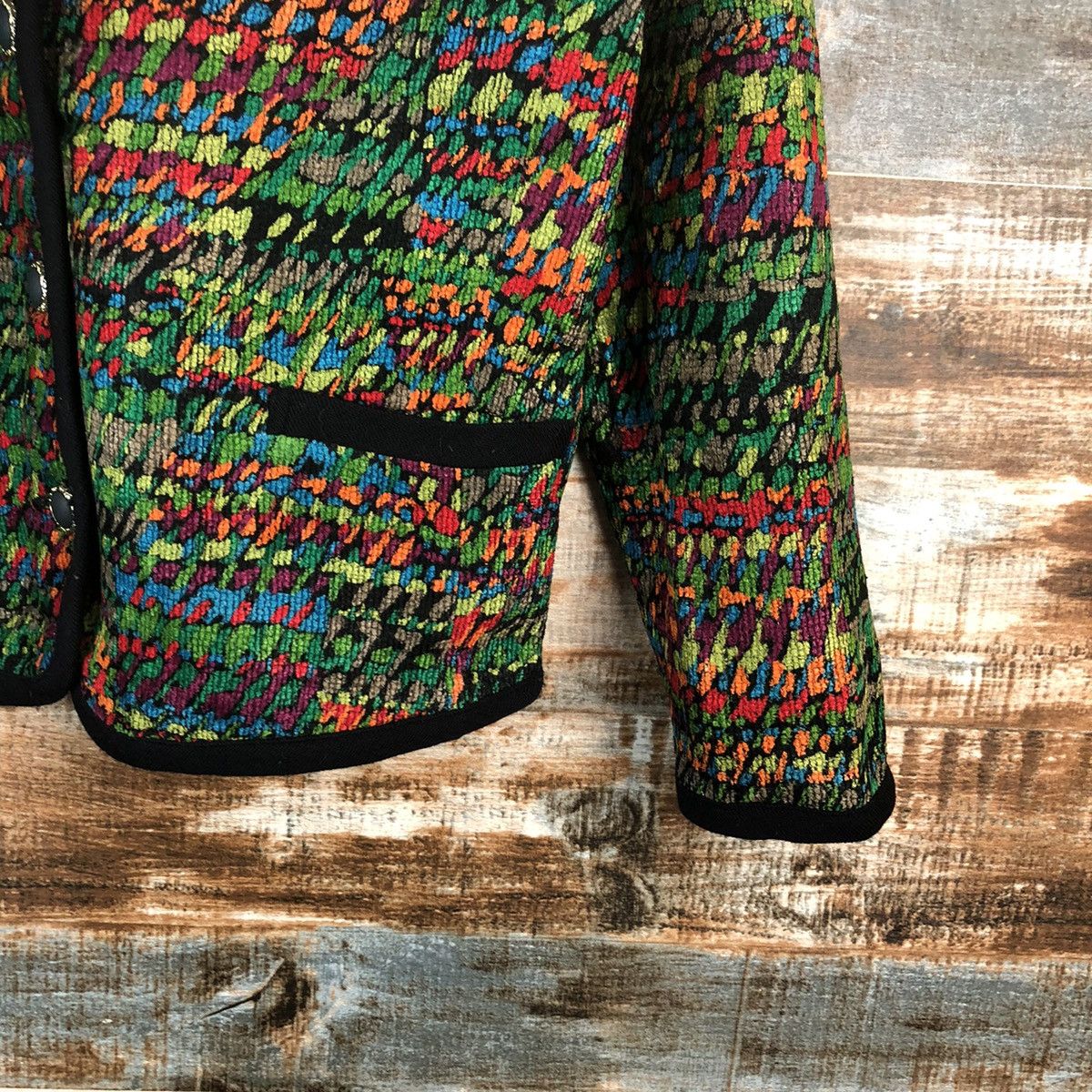 Japanese Brand Le marais Green Cardigan Knitwear #A2357 Size S / US 4 / IT 40 - 7 Thumbnail