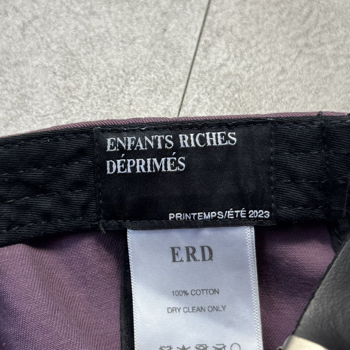 Enfants Riches Deprimes Enfants Riches Deprimes Cat Logo 5 Panel Hat Size ONE SIZE - 4 Thumbnail