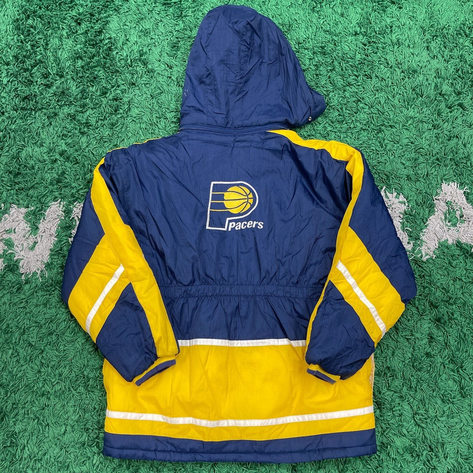 Vintage Vintage Indiana Pacers Mighty Mac Parka Jacket Large 16/18 Size US L / EU 52-54 / 3 - 9 Thumbnail