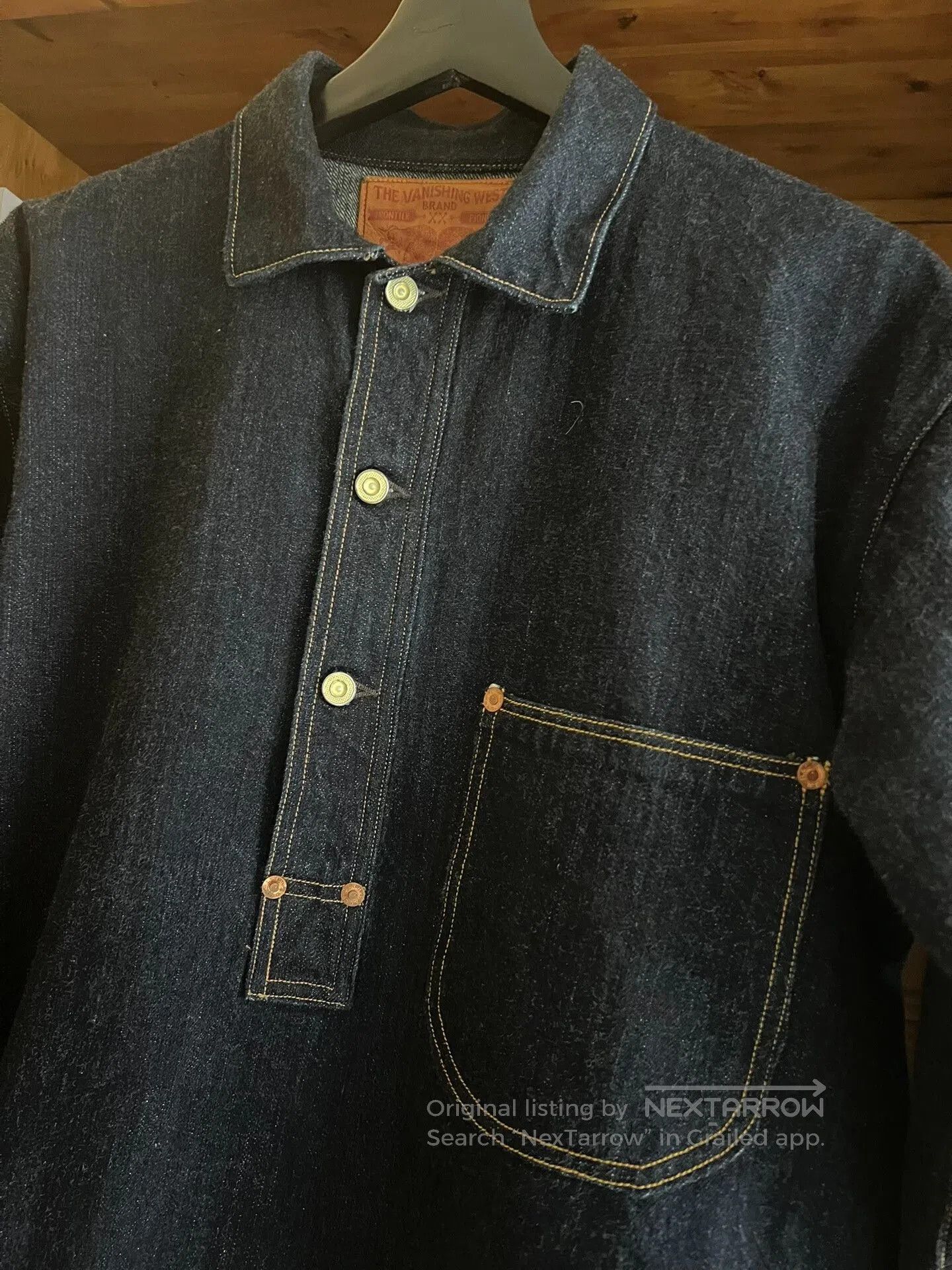 Japanese Brand Vintage Red Ear Denim Jacket. Size US M / EU 48-50 / 2 - 6 Thumbnail
