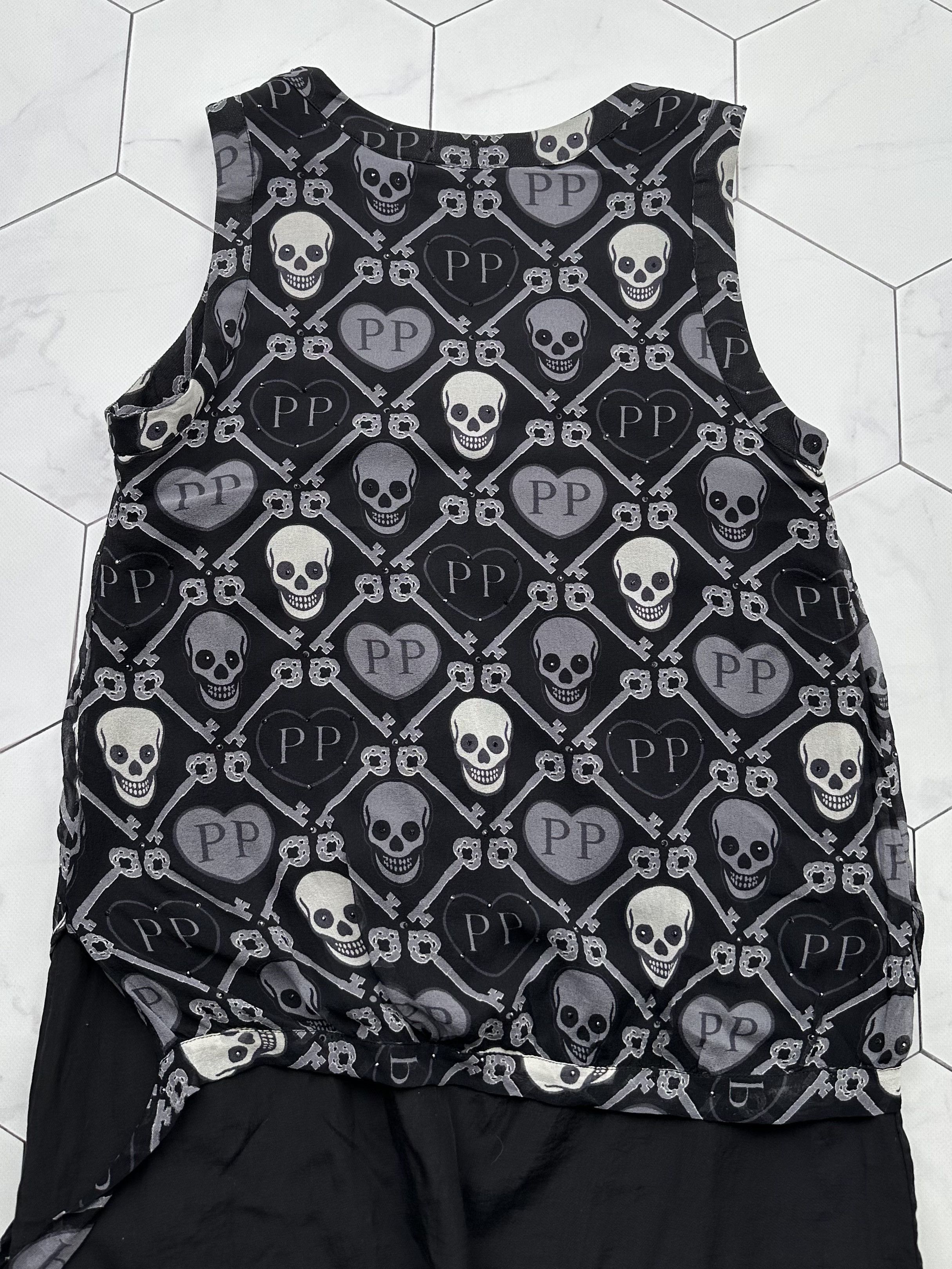 Philipp Plein Philipp Plein Vintage Printed Silk Dress (B142) Size S / US 4 / IT 40 - 7 Thumbnail