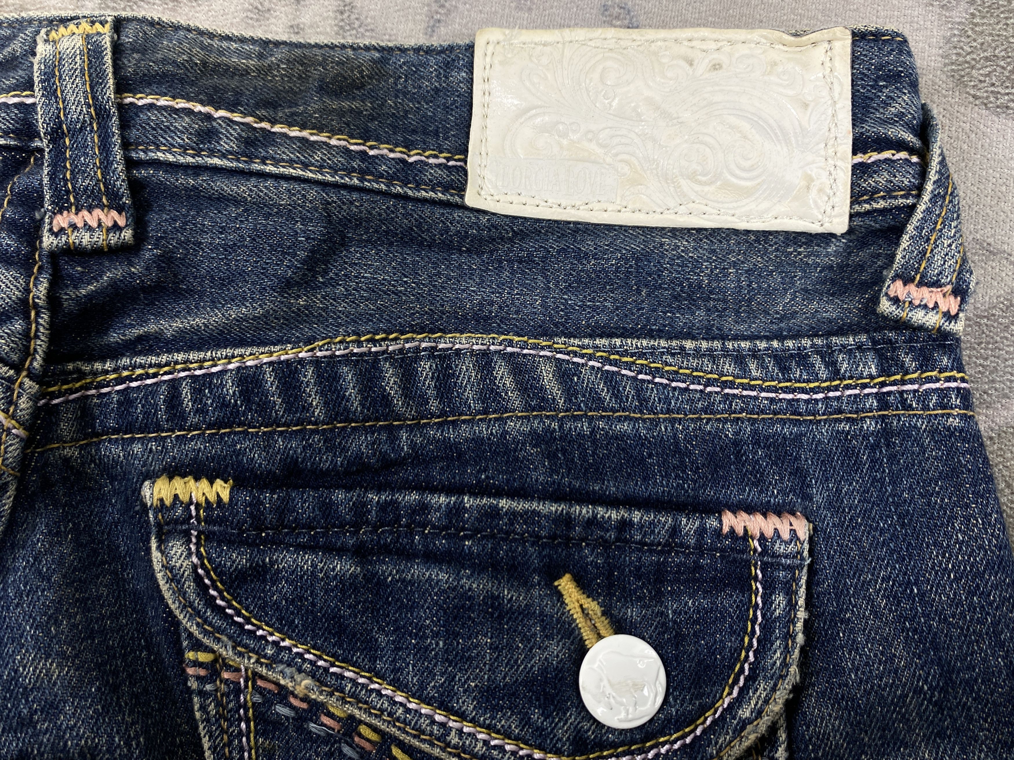Vintage Japanese Brand Distressed Blue Jeans 32x30 Denim- JN3850 Size US 32 / EU 48 - 11 Thumbnail