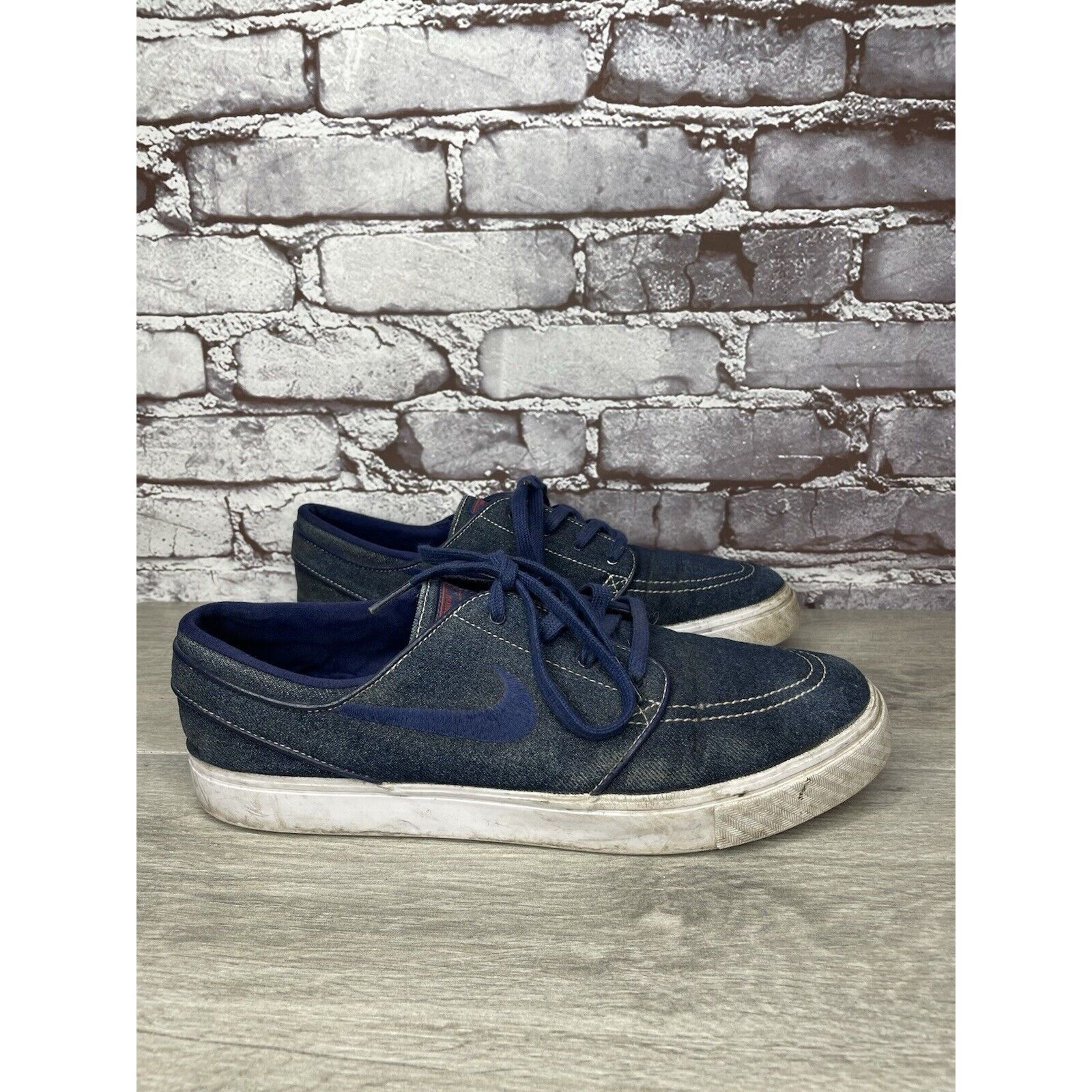 Nike Nike Janoski Stefan SB Zoom Blue Denim Skateboarding Shoes M Size US 10.5 / EU 43-44 - 5 Thumbnail