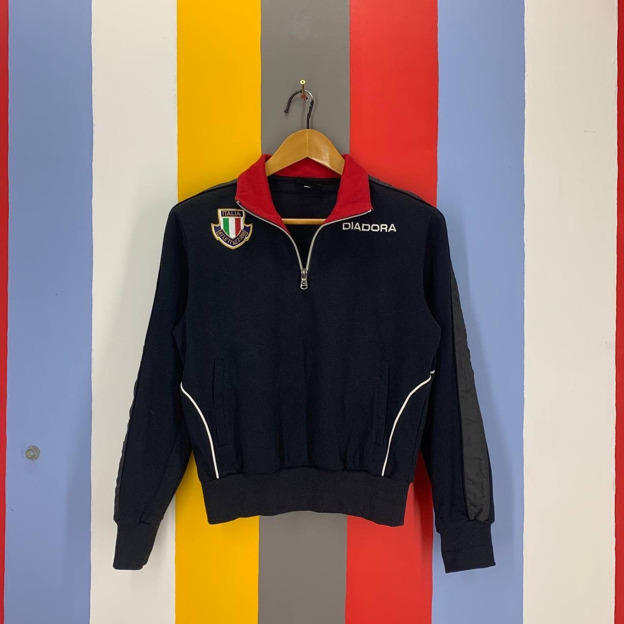 Diadora DIADORA Zip Ups Sweatshirt #2358/25 Size US S / EU 44-46 / 1 - 1 Thumbnail