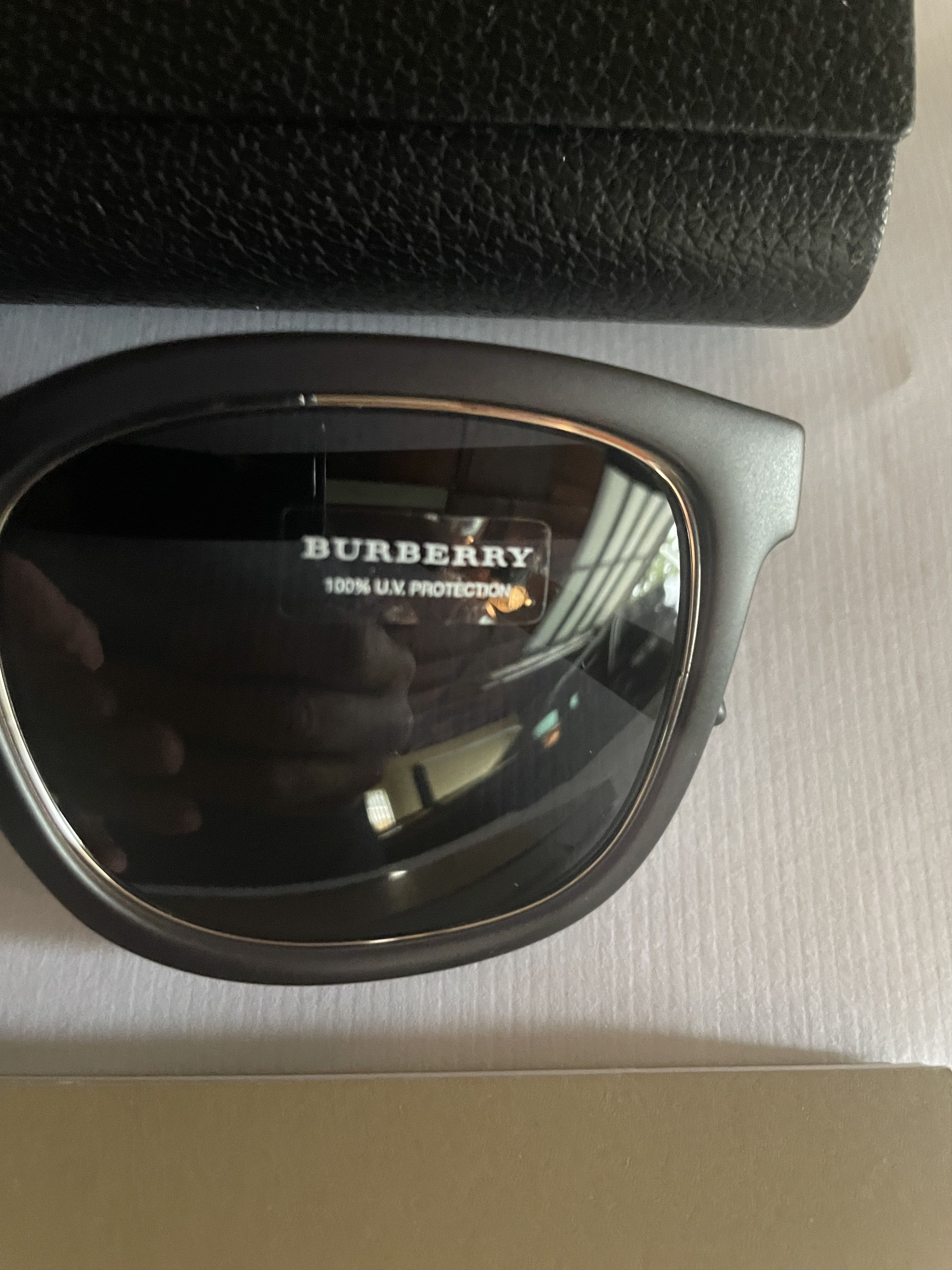 Burberry Burberry BE 4256 3693/87 Square Unisex Sunglasses Size ONE SIZE - 8 Thumbnail