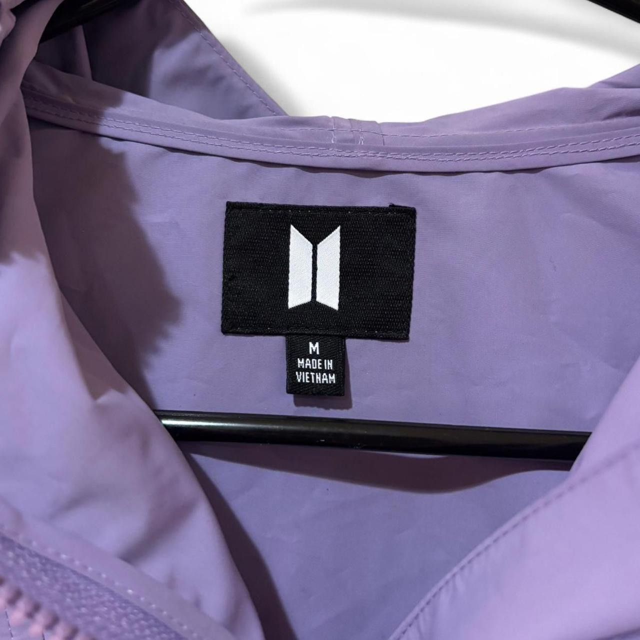 Japanese Brand BTS SUGA Lavender Anorak | Limited Drop Size M / US 6-8 / IT 42-44 - 3 Thumbnail