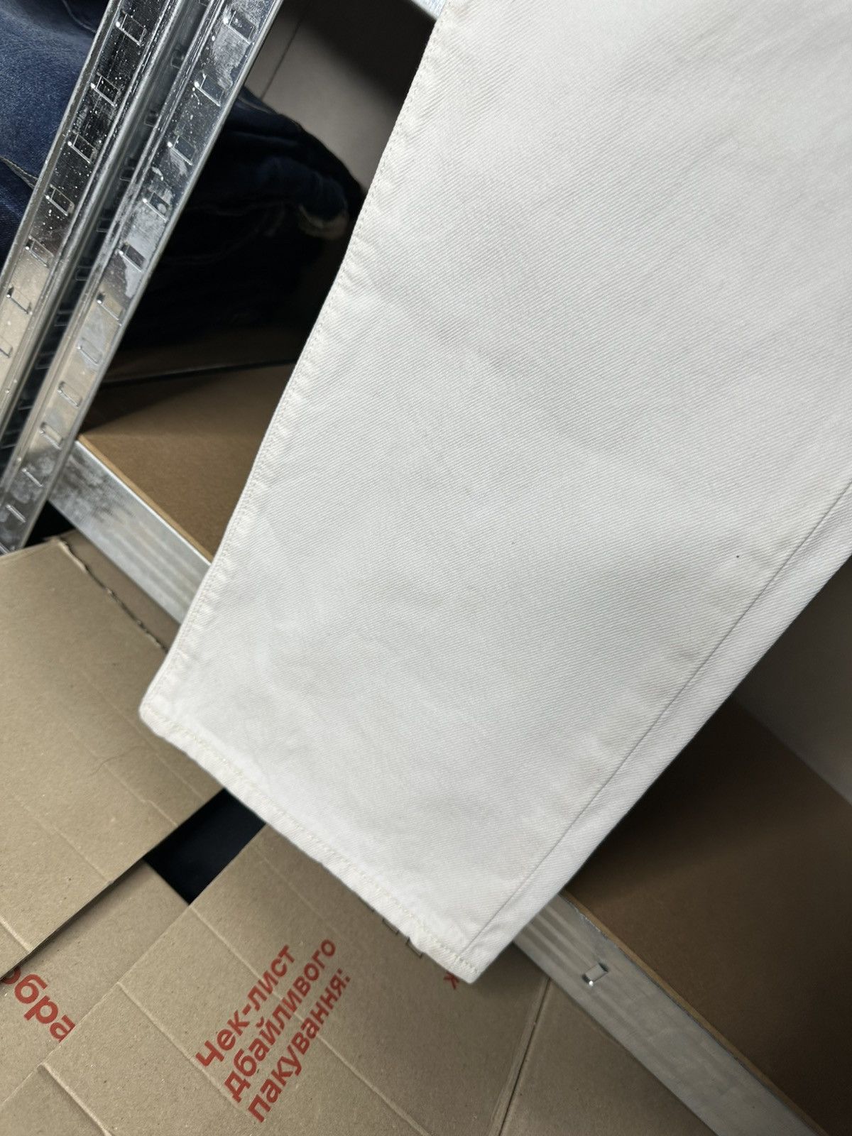 Levi's Levi’s 501 White Jeans W36 L34 Straight Denim Pants Size US 36 / EU 52 - 8 Thumbnail