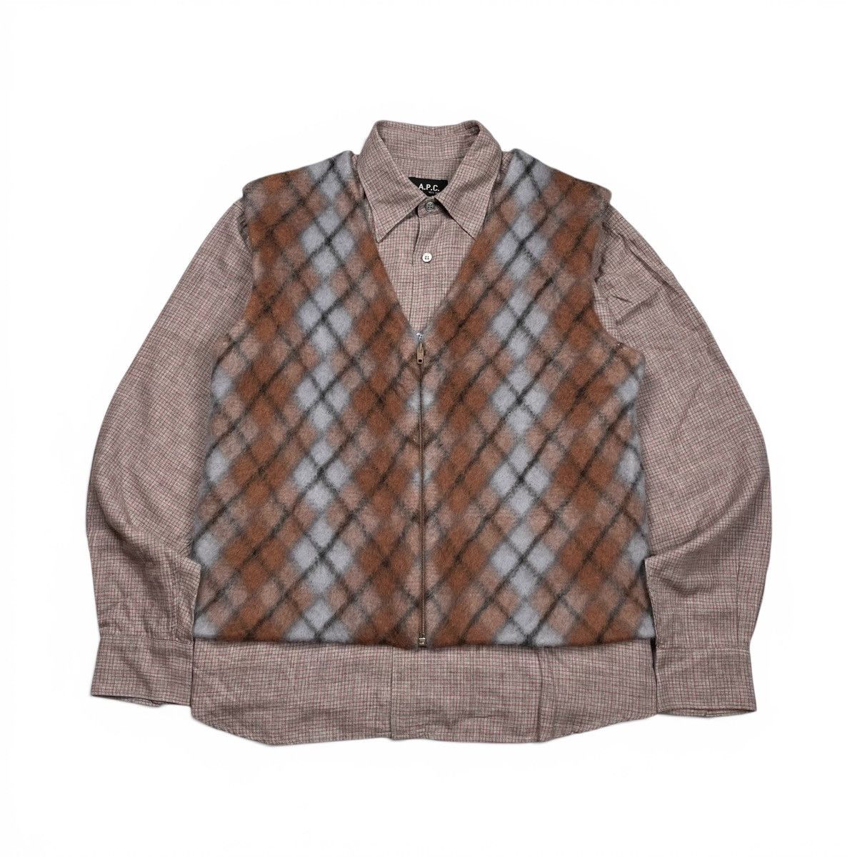 A.P.C. A.P.C Rue De Fleurus Paris Vest Wool Size US M / EU 48-50 / 2 - 10 Thumbnail