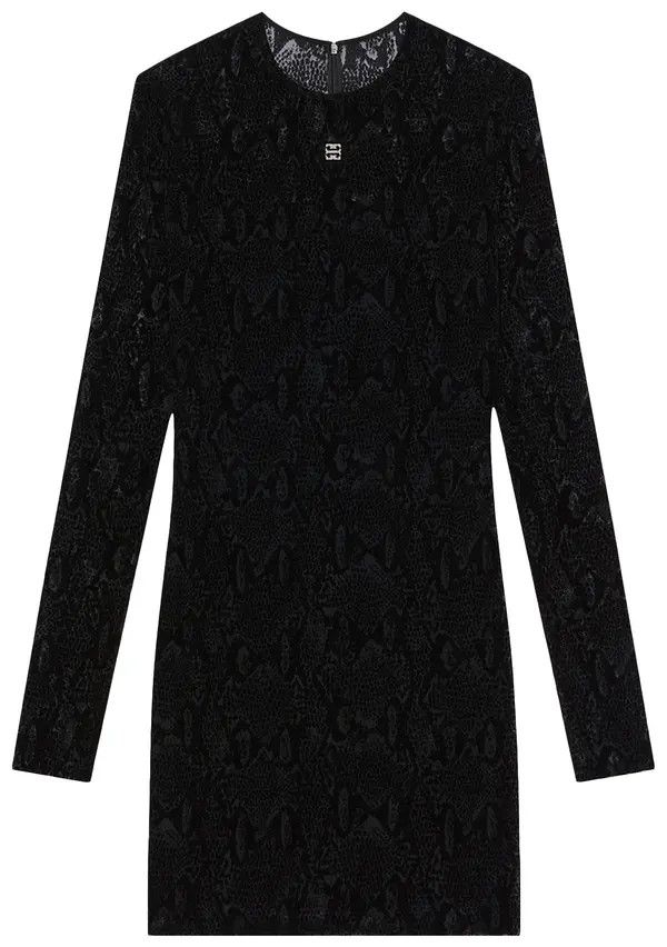Givenchy o1w1db10126 Dress in Black Size M / US 6-8 / IT 42-44 - 2 Thumbnail