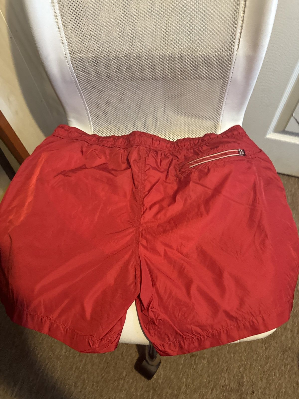 Moncler Moncler Red Drawstring Swim Shorts Size US 36 / EU 52 - 6 Thumbnail