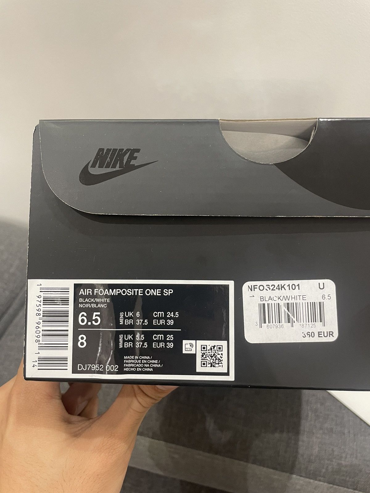 Comme des Garcons × Nike Nike Foamposite Comme des garçons Size US 6.5 / EU 39-40 - 6 Thumbnail