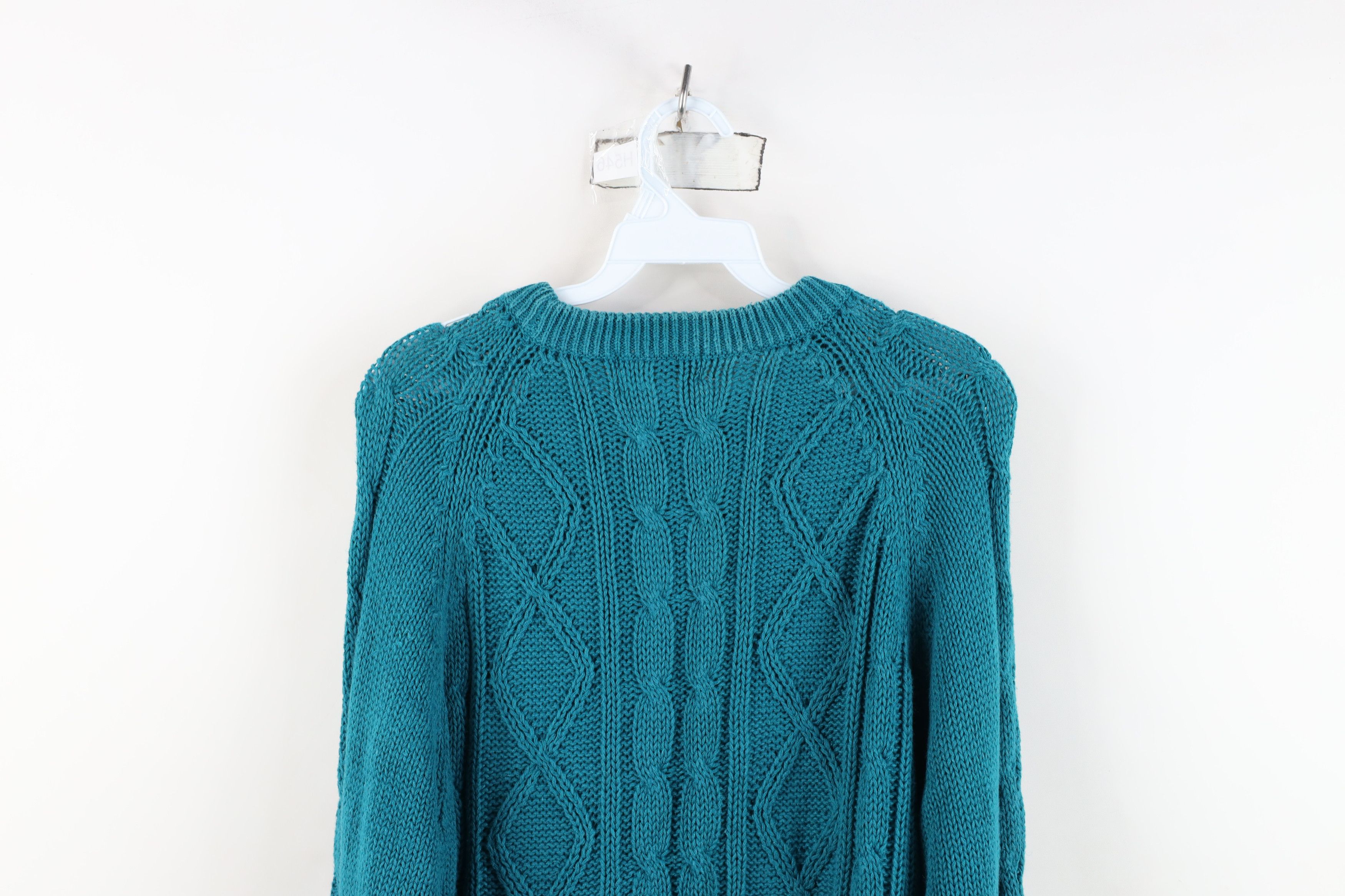 Vintage Vintage 70s 80s Streetwear Cable Knit Fisherman Sweater Size US L / EU 52-54 / 3 - 10 Thumbnail
