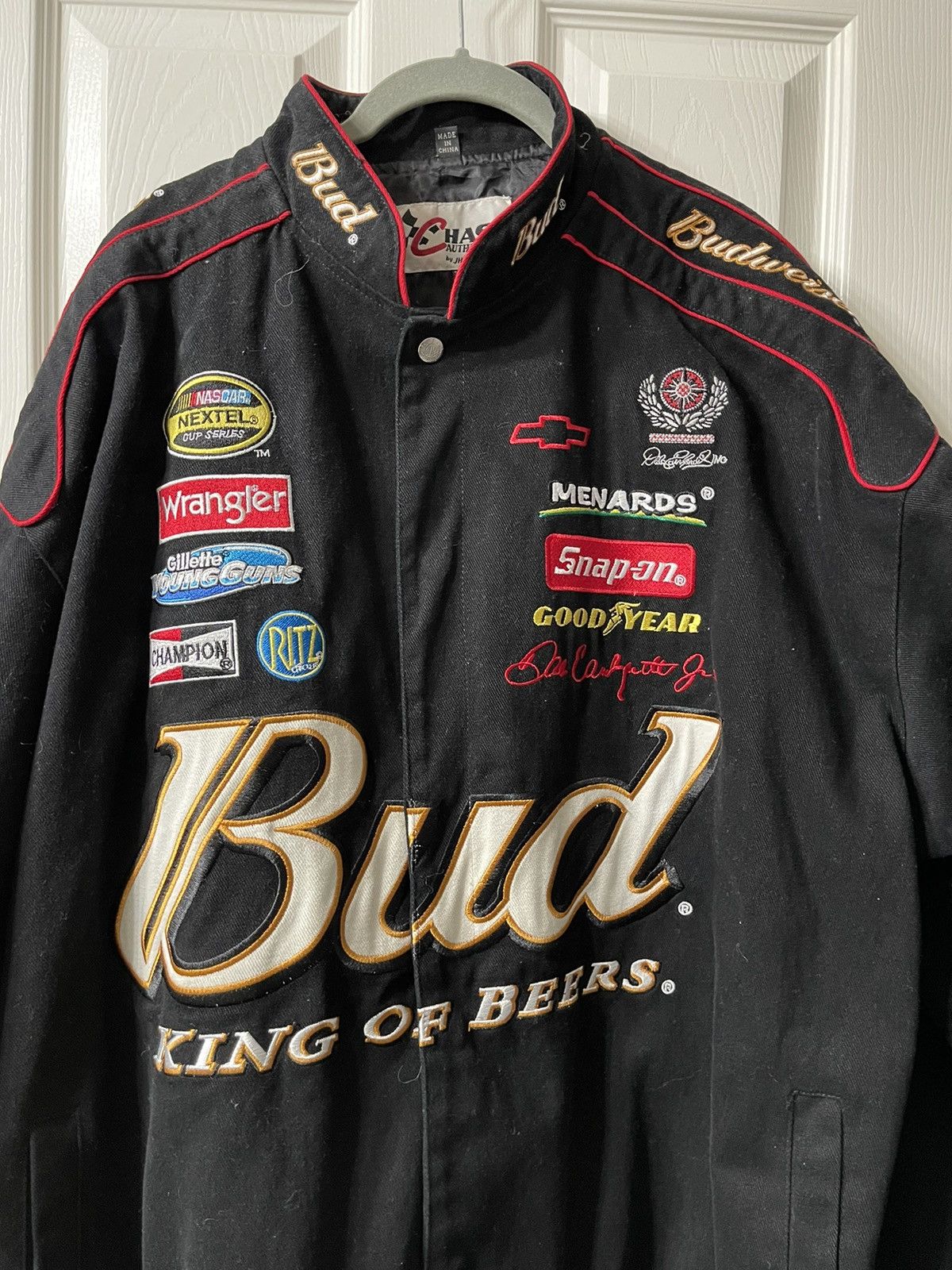 image of Vintage Nascar Jacket Chase Authentics 3Xl in Black, Men's (Size 2XL)