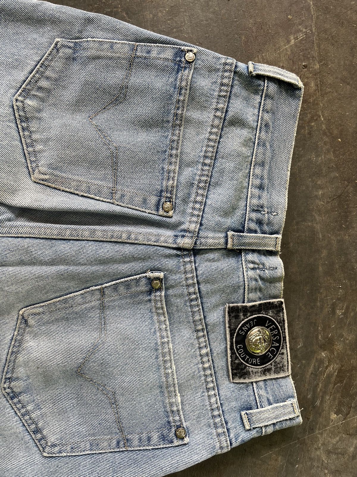 Versace Jeans Couture × Vintage Vintage Versace Denim Size US 28 / EU 44 - 20 Thumbnail