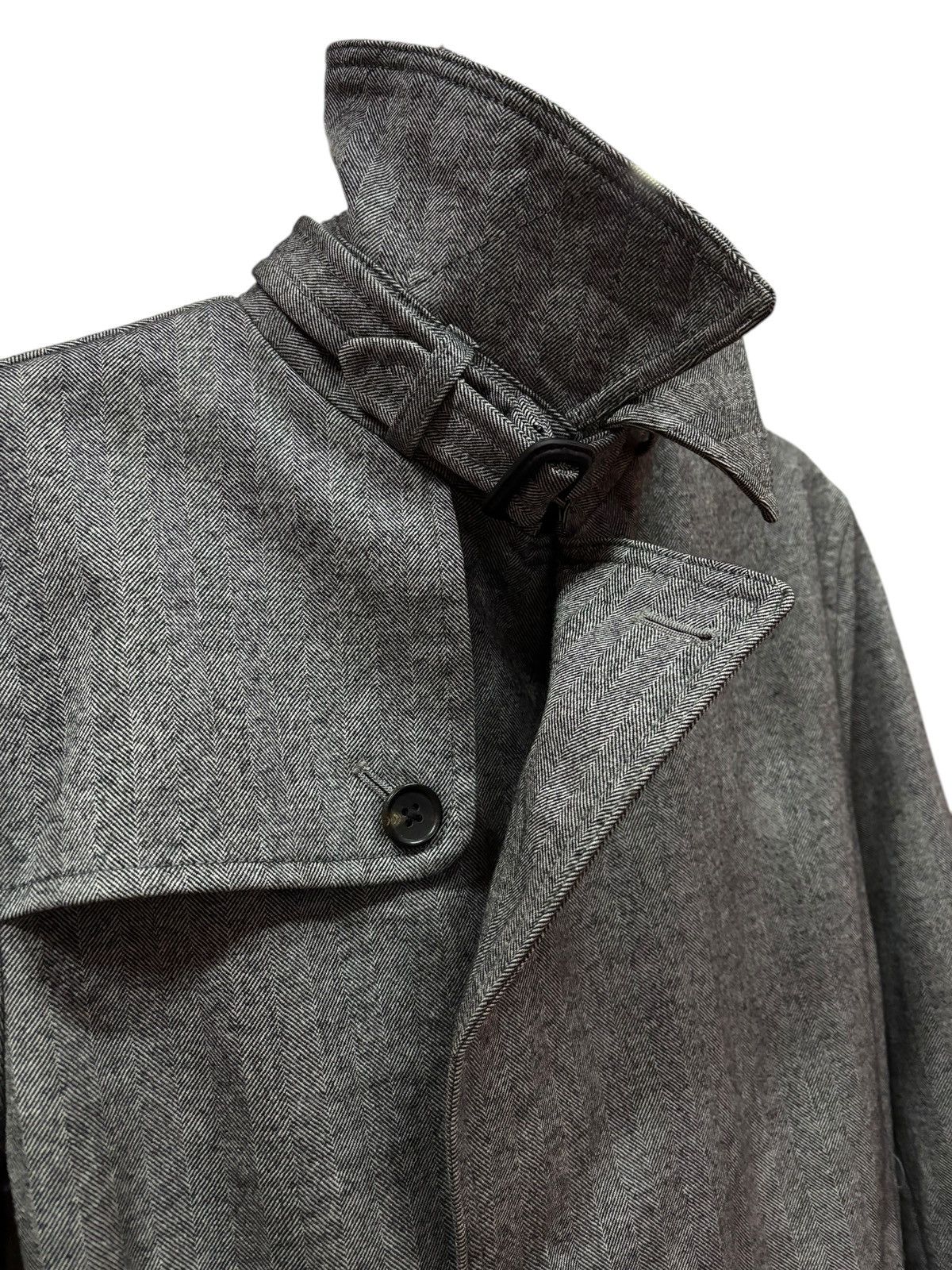 Barneys New York × Vintage Vintage Barneys New York Wool Belted Trench Coat Size US S / EU 44-46 / 1 - 4 Thumbnail