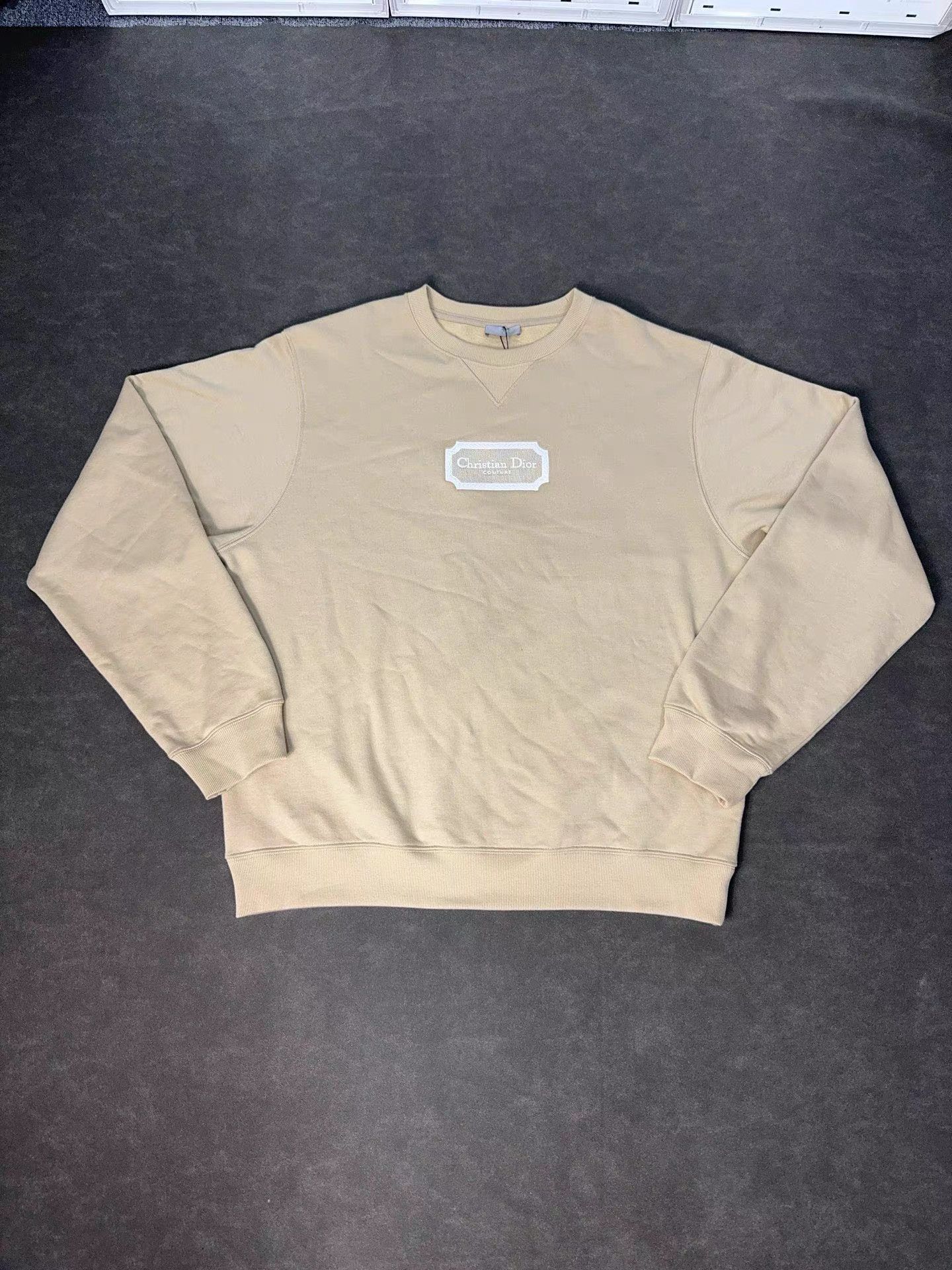 Dior Beige Long Sleeve Sweatshirt Size US XXL / EU 58 / 5 - 1 Thumbnail