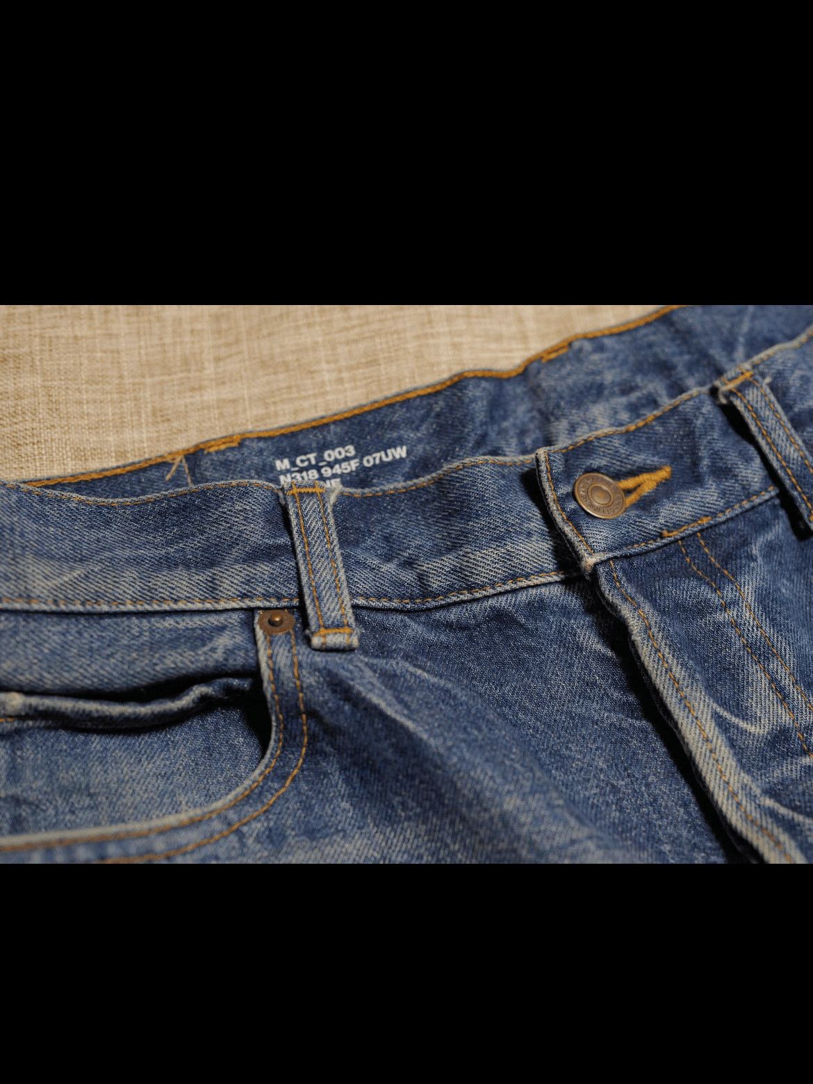 Celine Celine 19AW Runway CT003 Red Ear Denim Size US 31 - 3 Thumbnail
