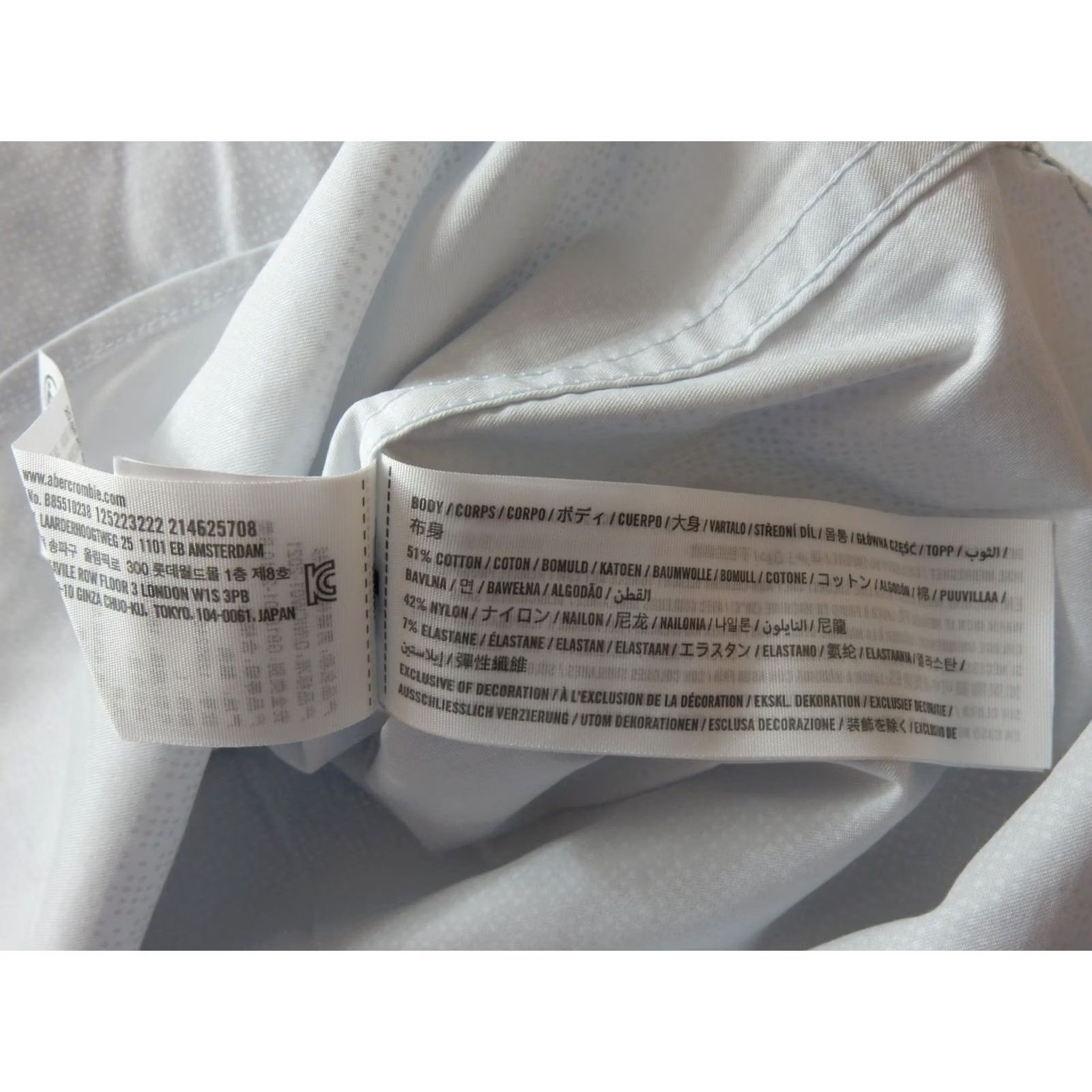 Abercrombie & Fitch Abercrombie & Fitch Shirt Button-Up L Men Gray Long Sleeve Regular Size US L / EU 52-54 / 3 - 6 Thumbnail