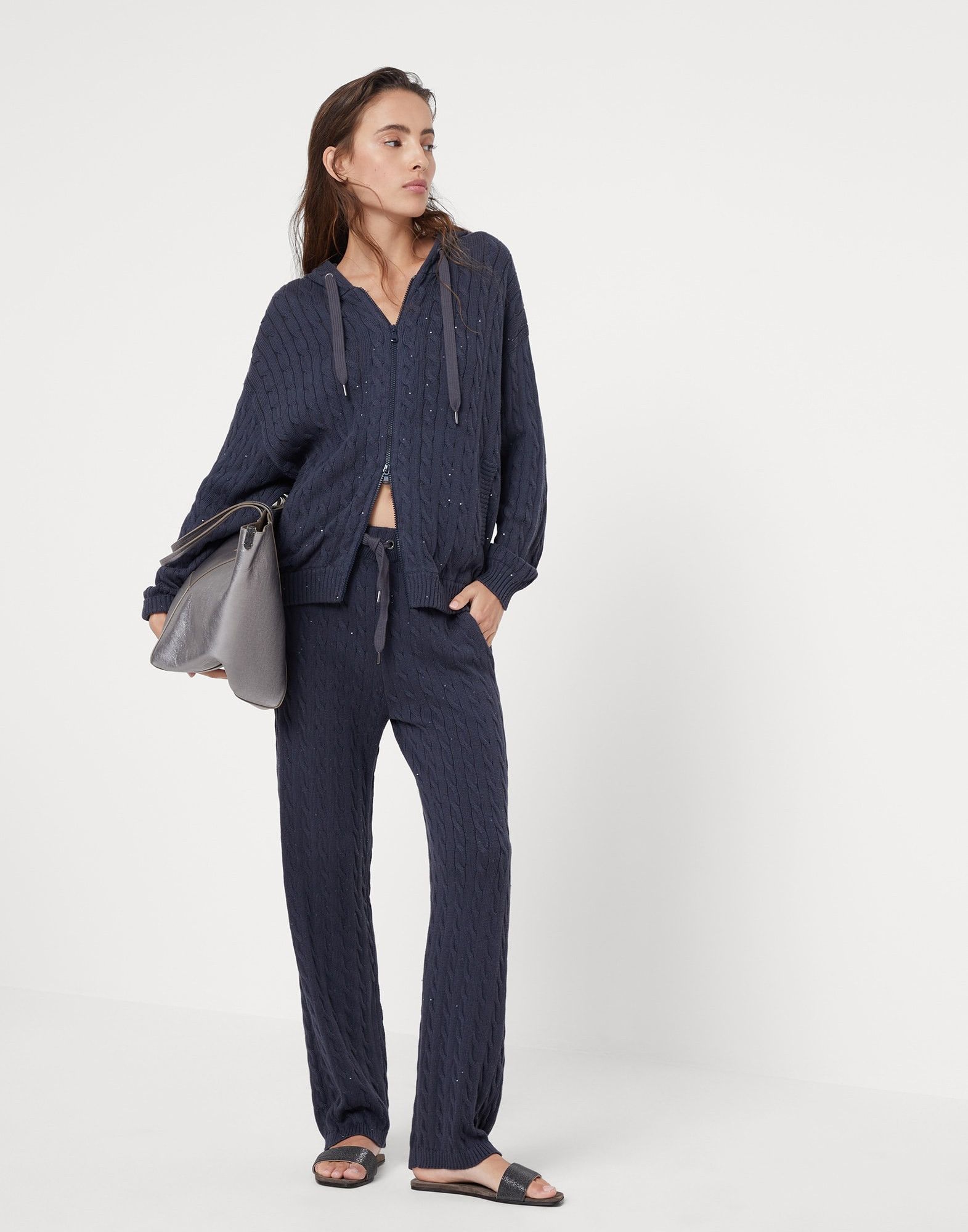 o1w1db10825 Pant in Dark Blue/Oxford